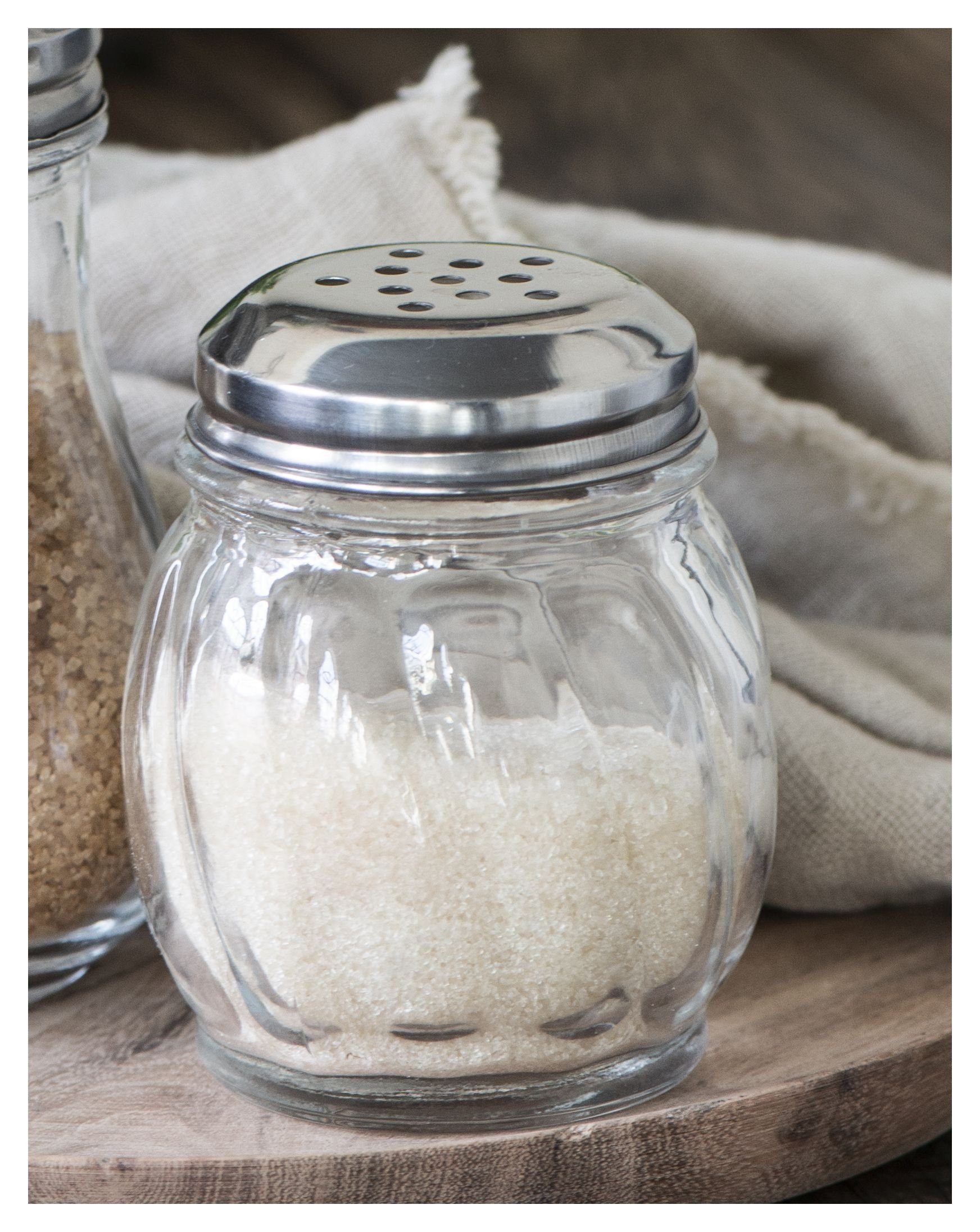 Ib Laursen Salz-/Pfeffermühle Streuer Zuckerstreuer mit Löcher aus Glas H 8,5cm Ib Laursen 0140-00