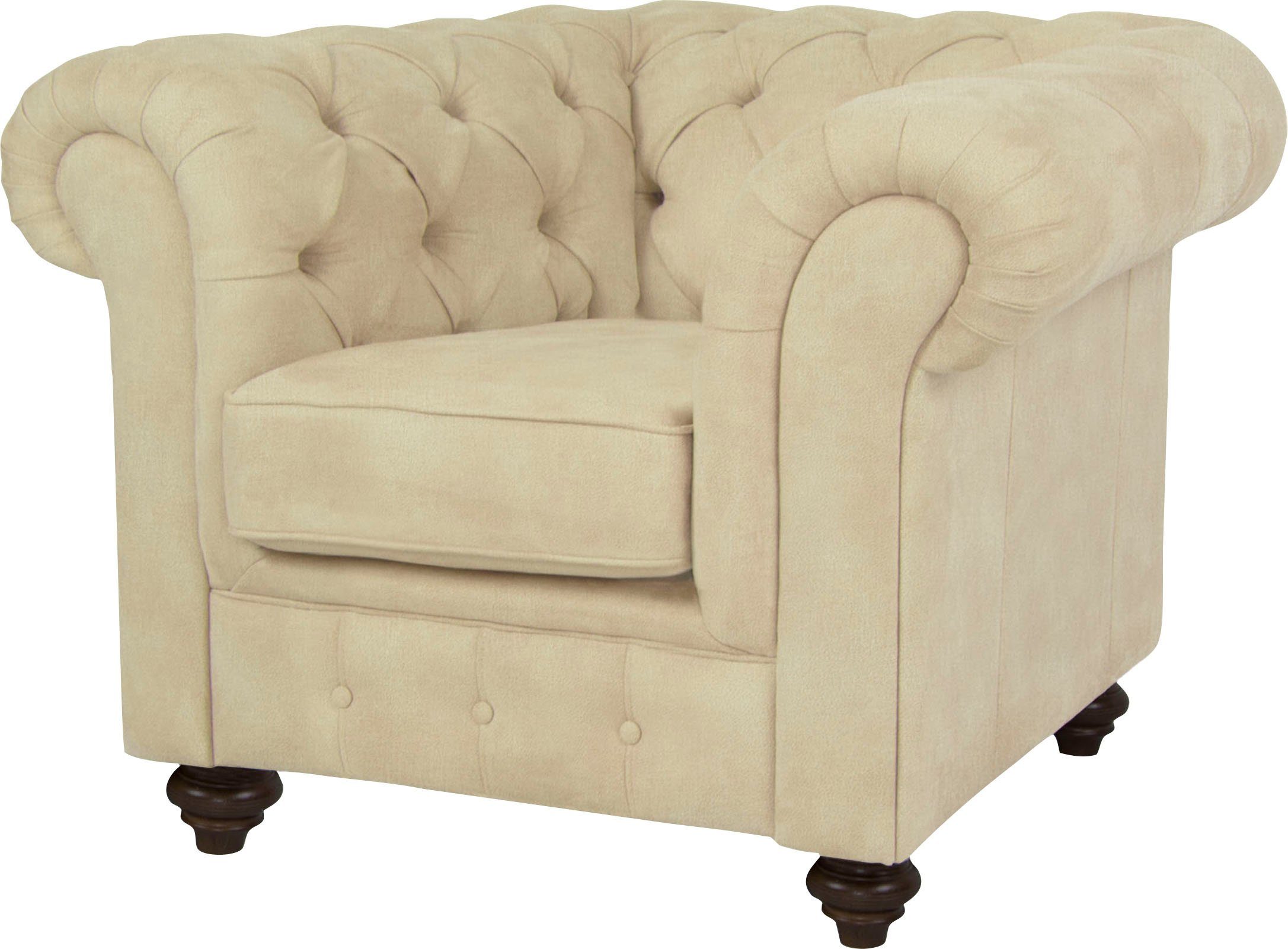 Home affaire Sessel Duc Chesterfield, hochwertige günstig online kaufen