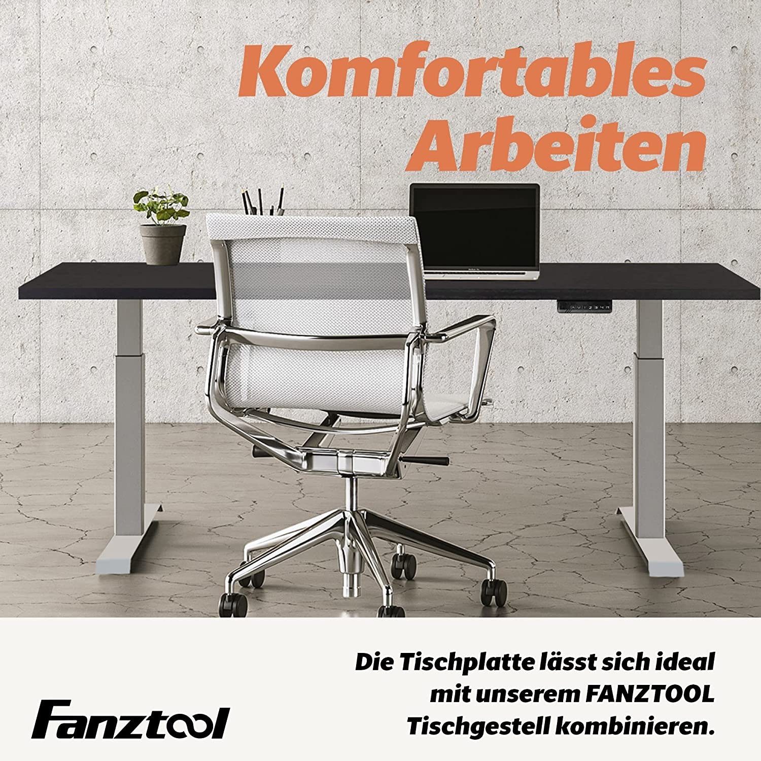 Schwarz Fanztool Tischplatte FANZTOOL Tischplatte