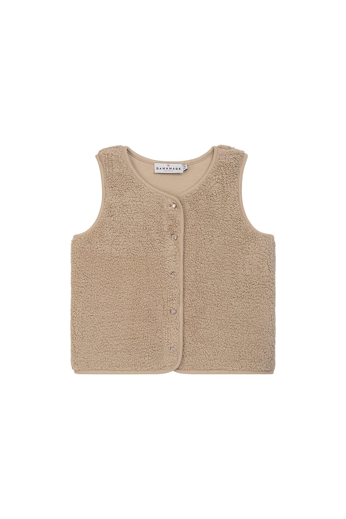 DANAMADE Plüschweste DJUTTA (1-tlg) Weiche Teddyweste in moderner Fleece-Optik