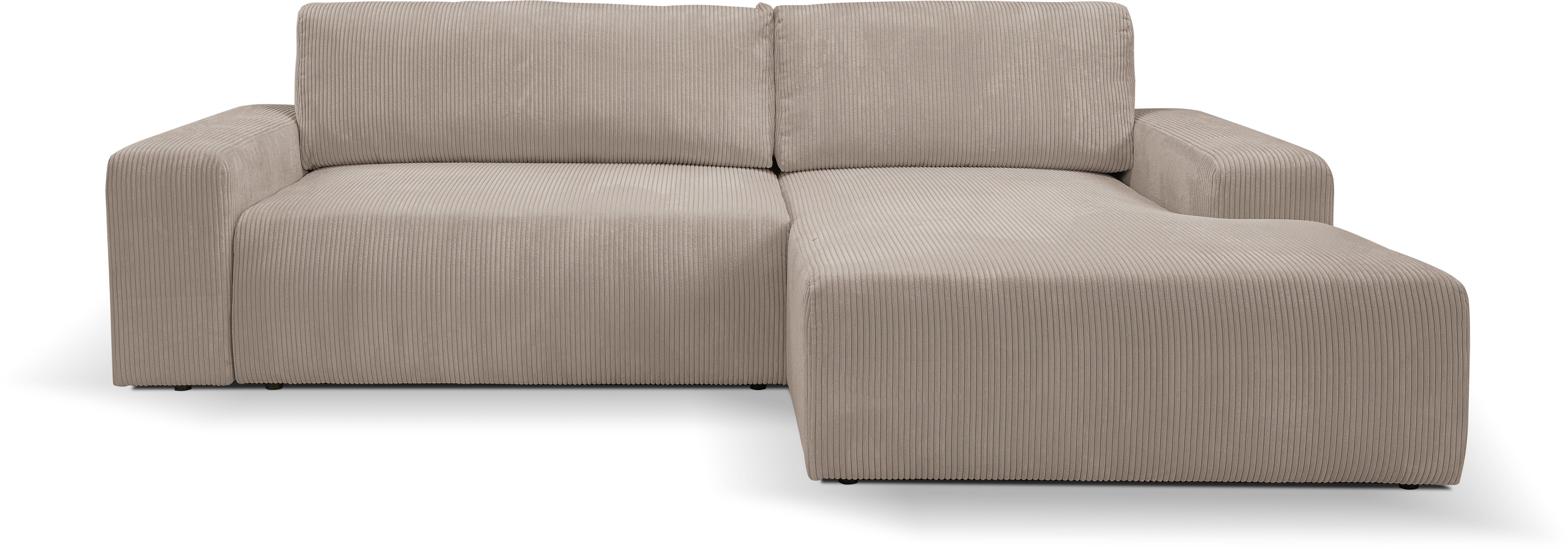 WERK2 Ecksofa Rotterdam-L, kuschelweicher Cord oder günstig online kaufen