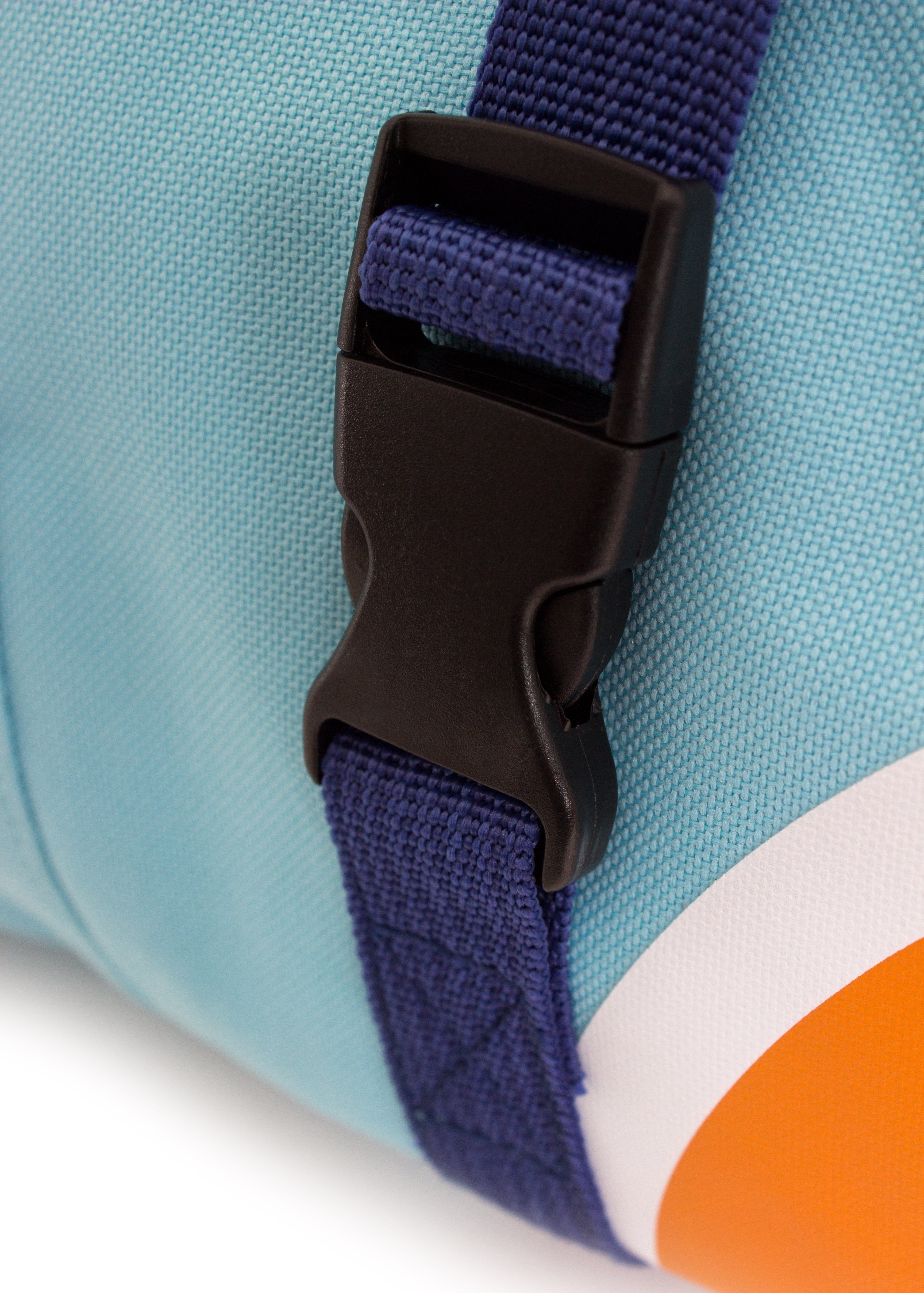 BRUBAKER Skitasche Carver Champion Ski Tasche - Hellblau (Skibag für Skier und Skistöcke, 1-tlg., reißfest und schnittfest, Blau), gepolsterter Skisack mit Zipperverschluss