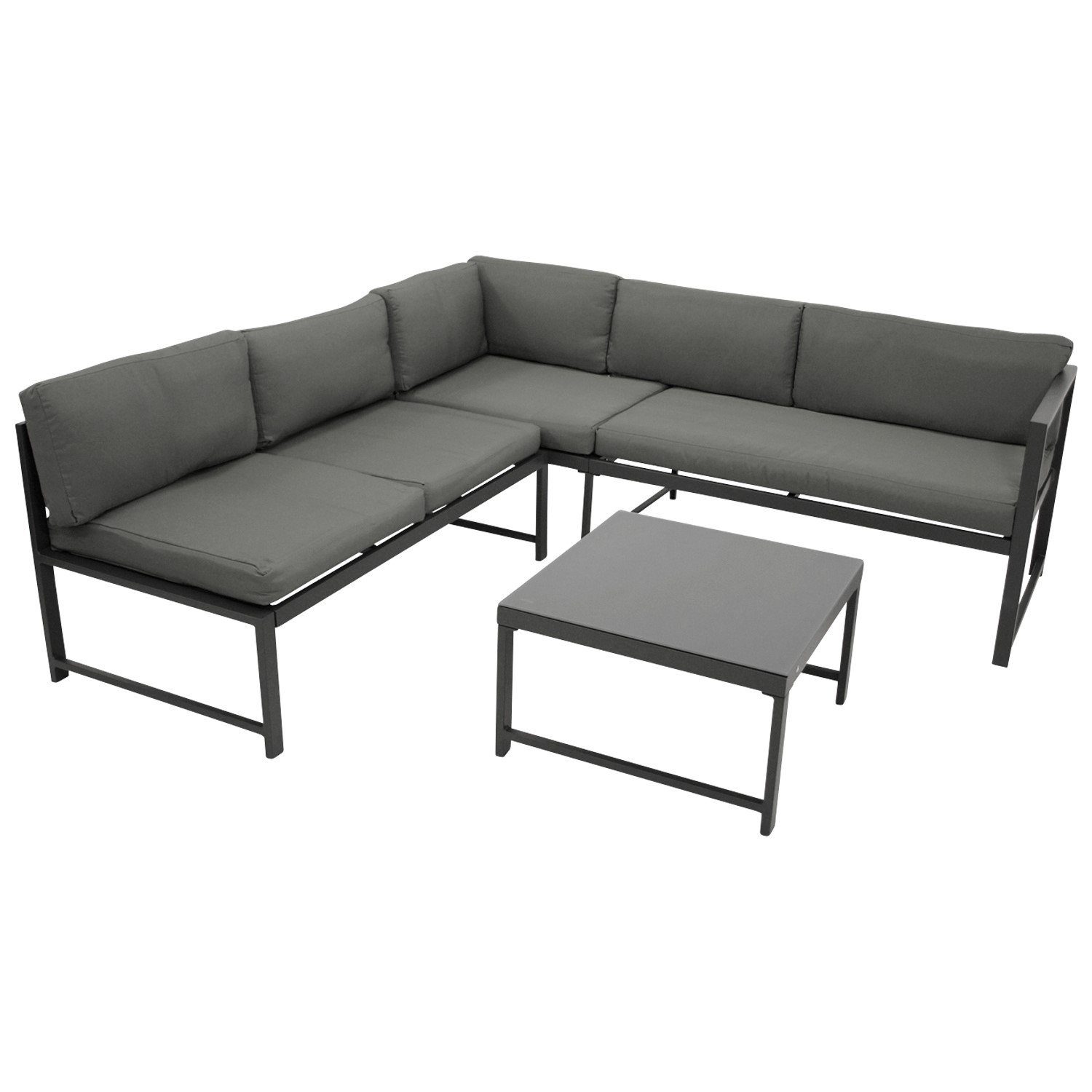 DEGAMO Gartenlounge-Set MONTANA, Ecksofa mit Liegefunktion, günstig online kaufen
