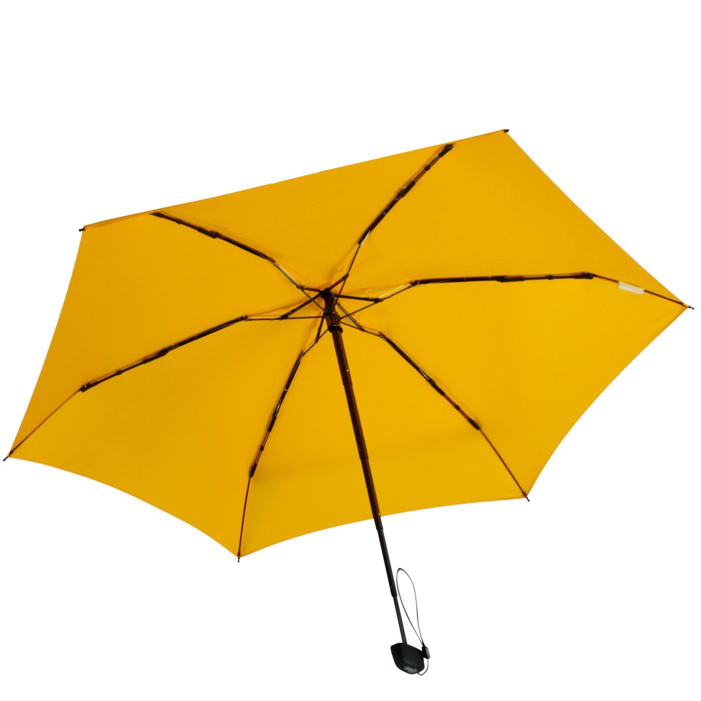 iX-brella Taschenregenschirm 18 Mini cm super-mini kleiner großem, 94cm mit Super Schirm gelb