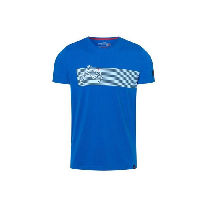 TIMEZONE Rundhalsshirt blau regular fit (1-tlg)