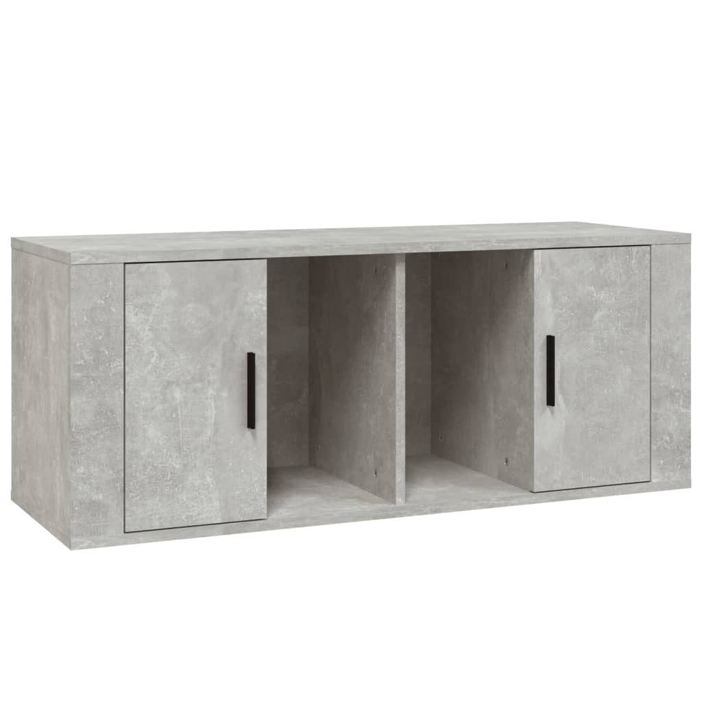 vidaXL TV-Schrank TV-Schrank Betongrau 100x35x40 cm günstig online kaufen