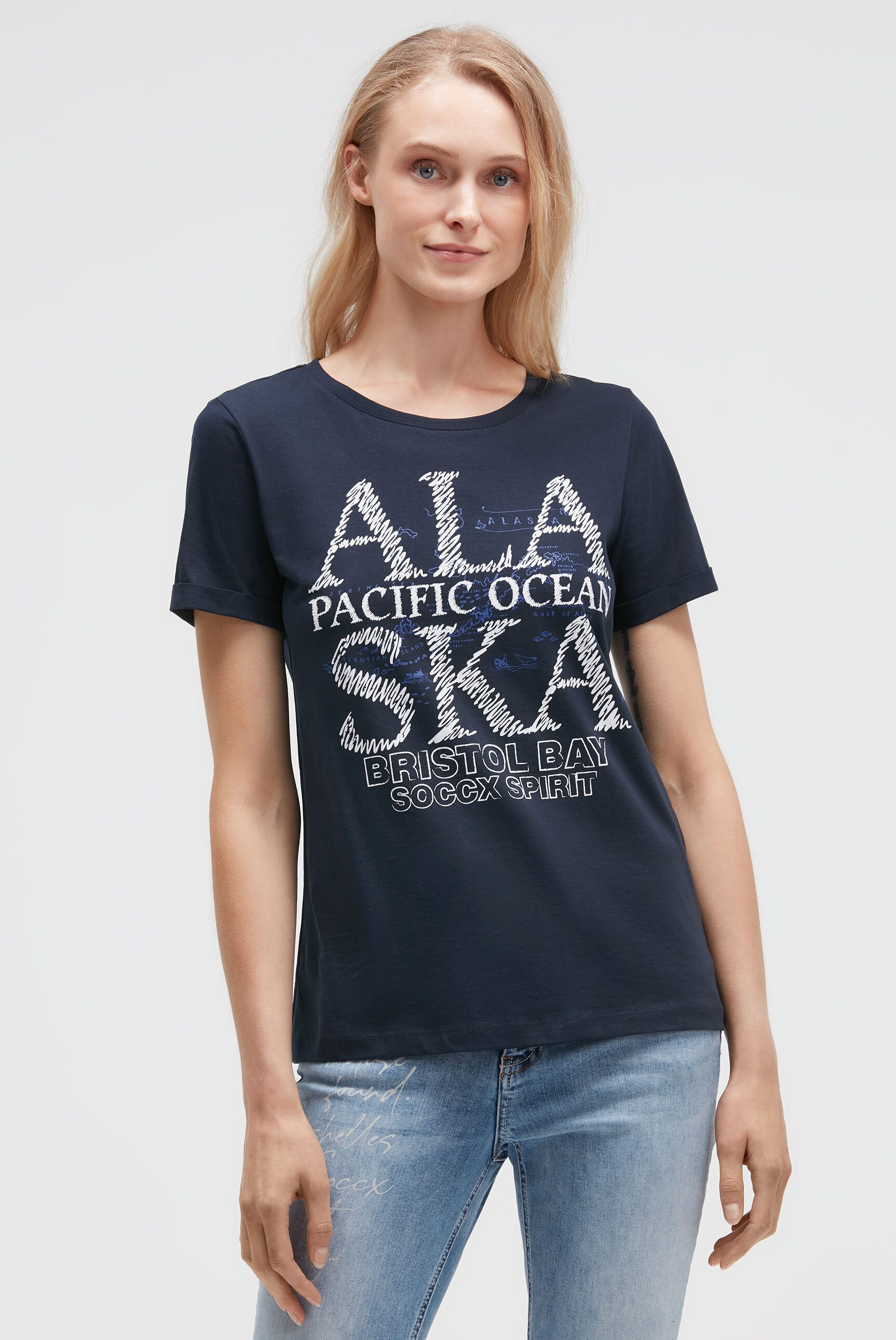 SOCCX Rundhalsshirt aus Baumwolle