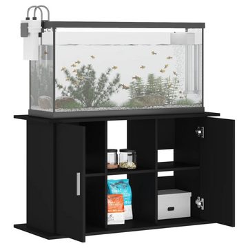 vidaXL Aquariumunterschrank Aquariumständer Schwarz 101x41x58 cm Holzwerkstoff Aquarium Unterstand