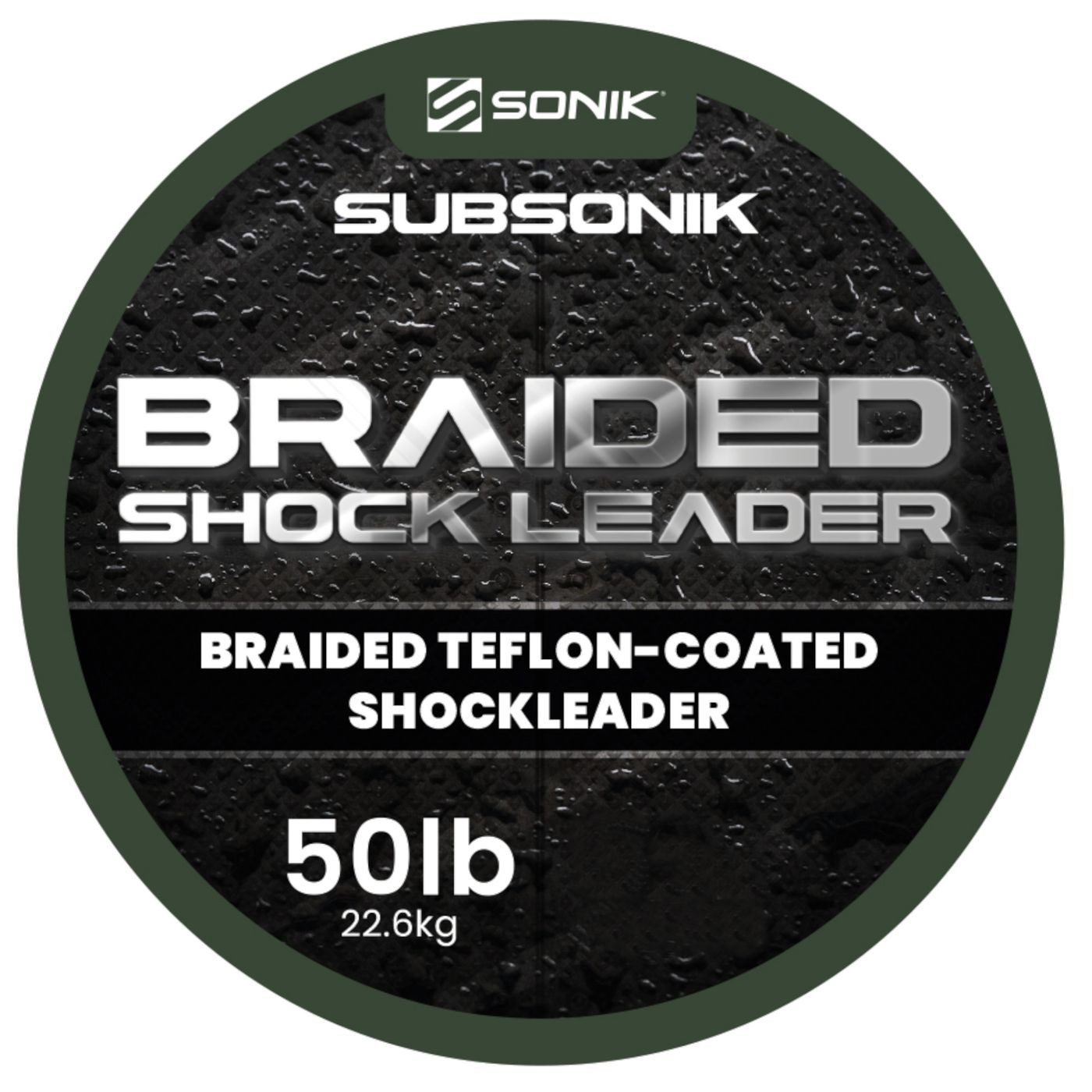 Sonik Angelschnur Sonik BRAIDED SHOCK LEADER 50LB 100M, (50-St)