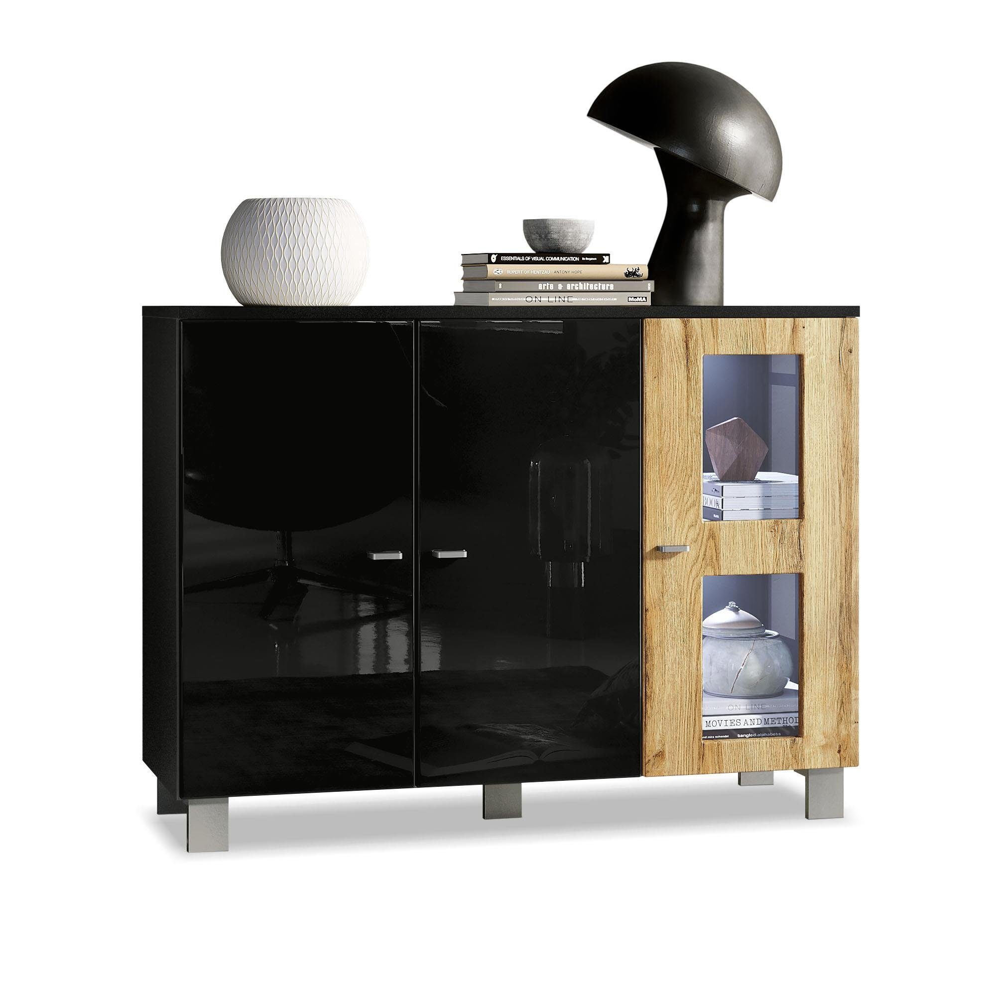 Vladon Sideboard Denjo (Kommode, mit 3 günstig online kaufen