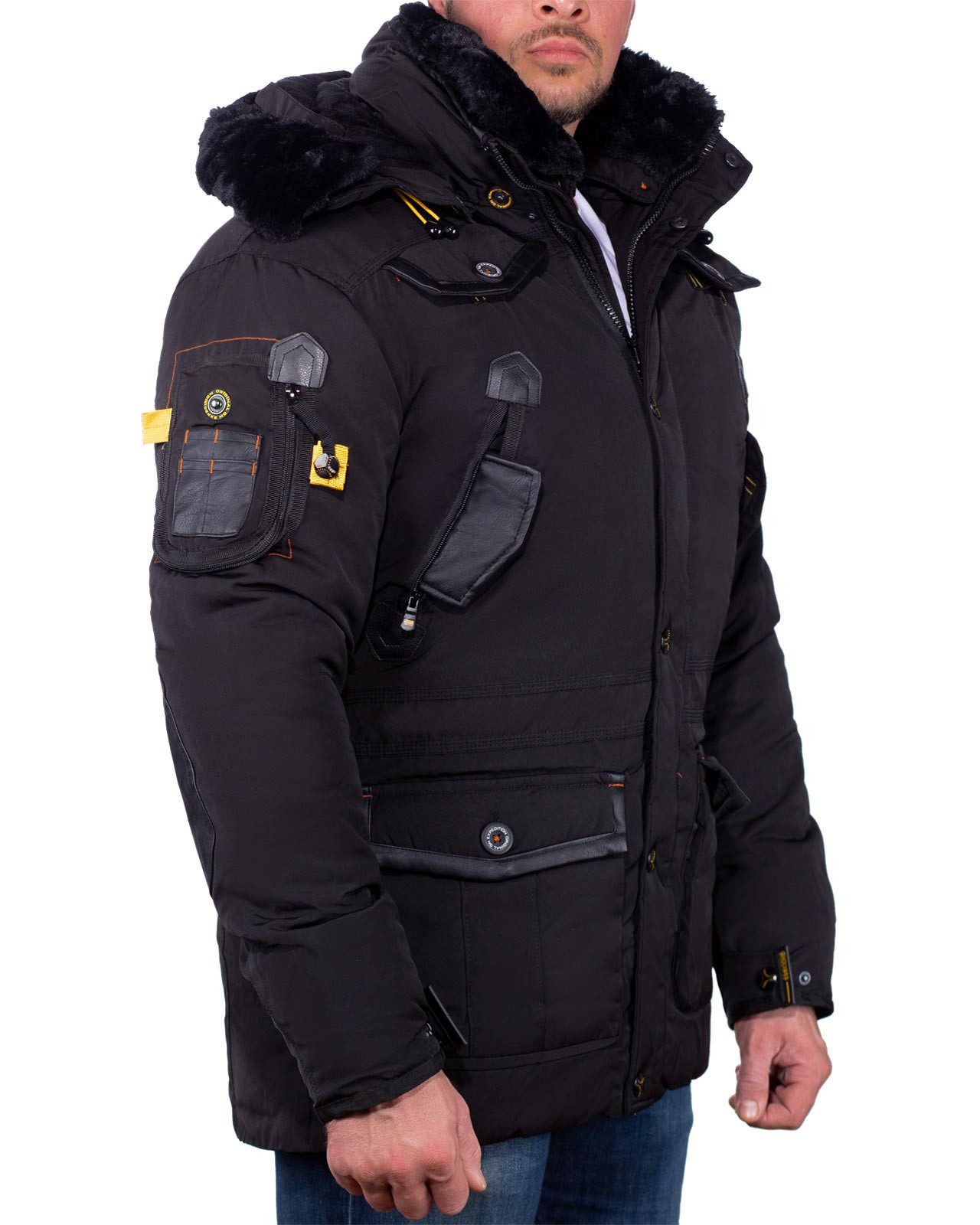 Geographical Norway Winterjacke Herren Regular Fit Jacke baacrobate Black L günstig online kaufen