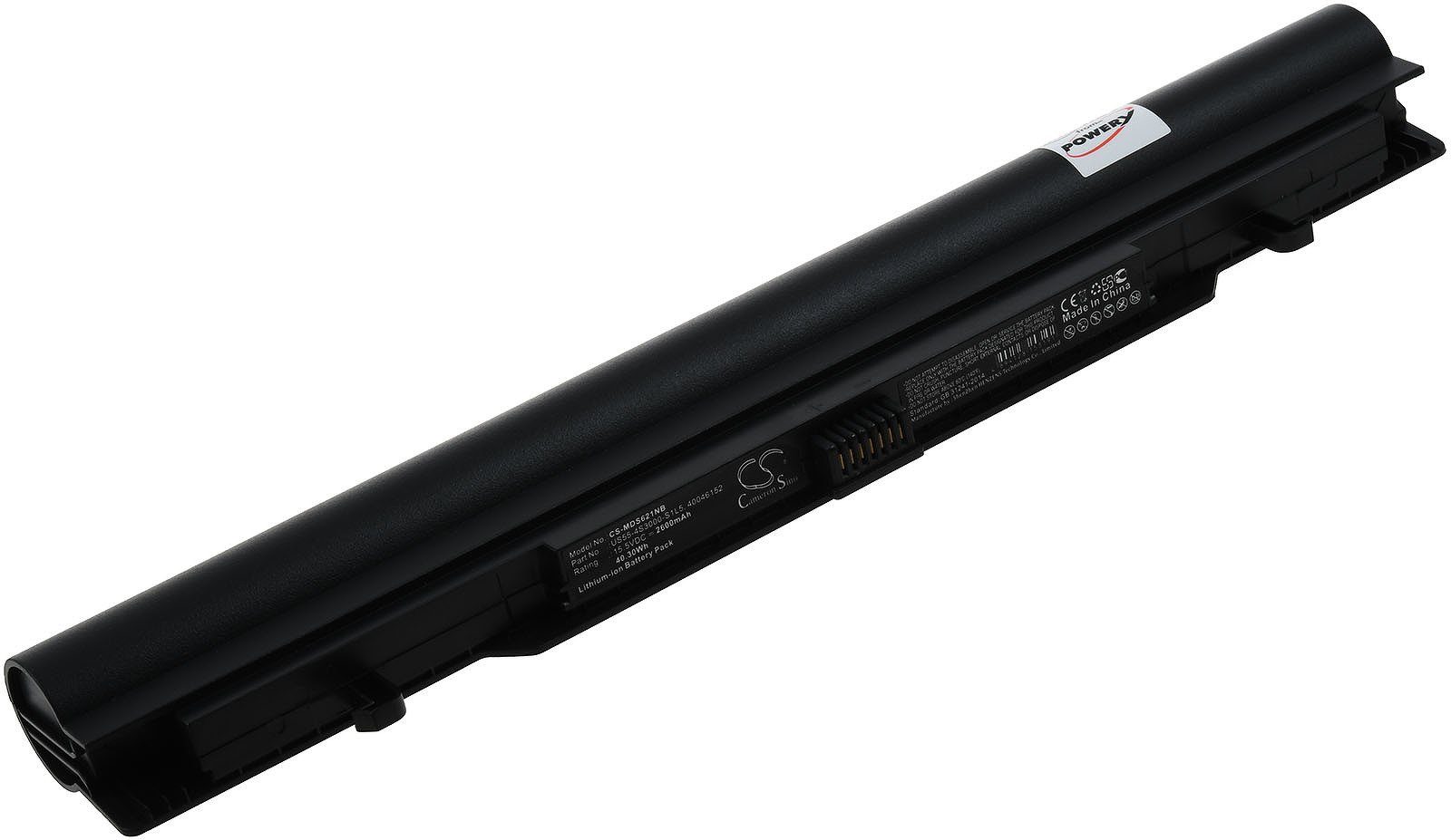 Powery Akku für Medion Akoya S6212T Laptop-Akku 2600 mAh (15.5 V)