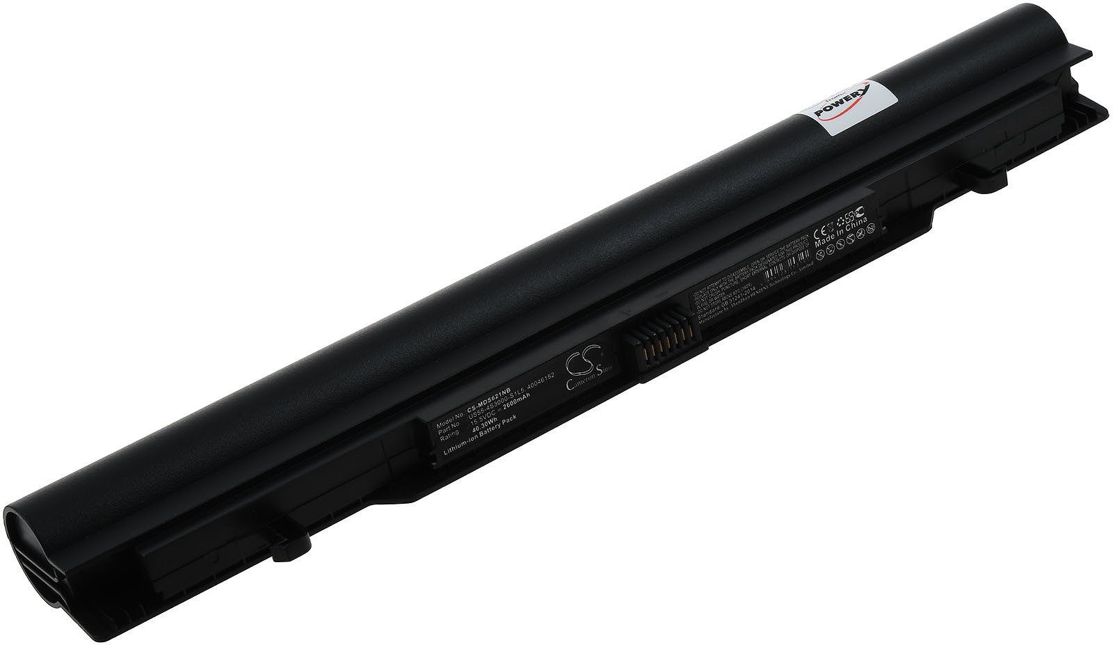 Powery Akku für Medion Akoya MD98456 Laptop-Akku 2600 mAh (15.5 V)