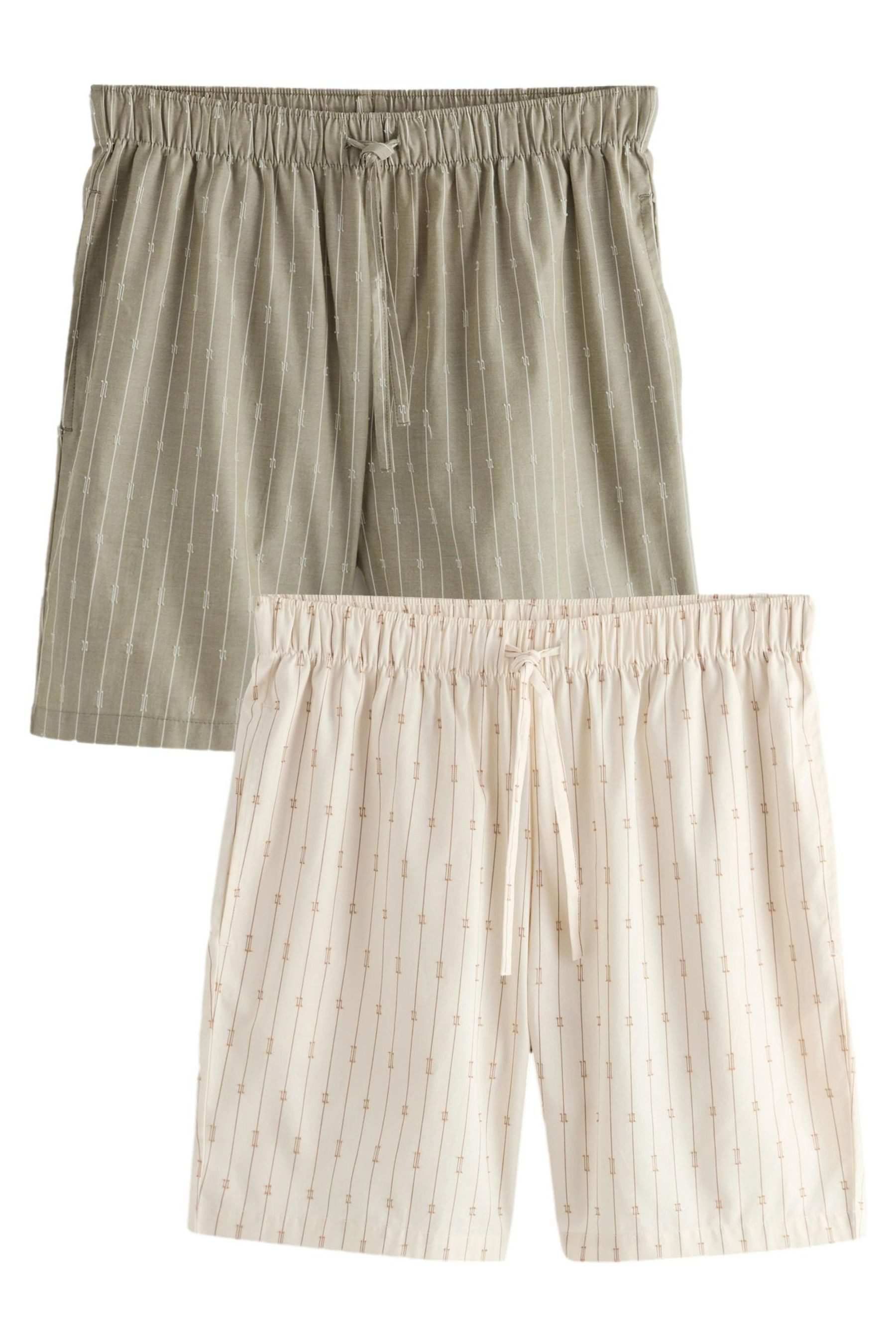 Shorts Gestreifte Schlafanzugshorts im 2er-Pack
