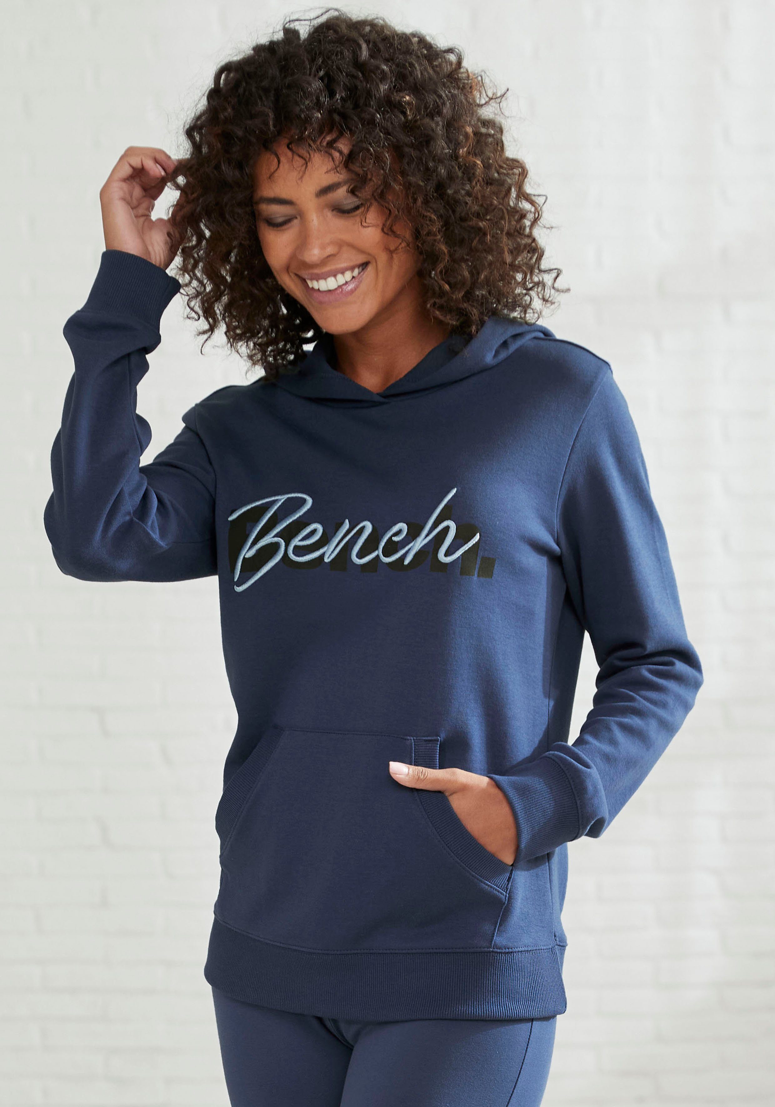Bench. Loungewear Kapuzensweatshirt mit Kängurutasche, Loungeanzug, Hoodie günstig online kaufen