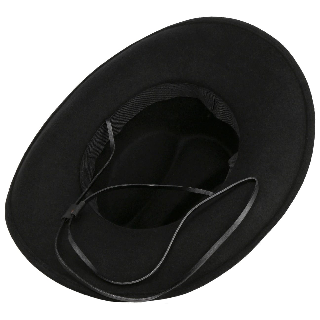 Lipodo Cowboyhut (1-St) Wollhut mit Lederband, Made in Italy
