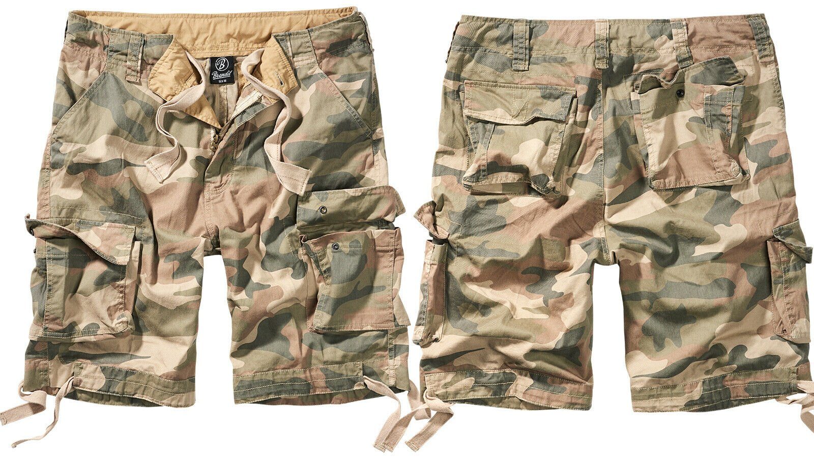 Brandit Cargohose Bermuda Cargoshorts Kurze Hose Short Army BW Sommer Knielang Shorts