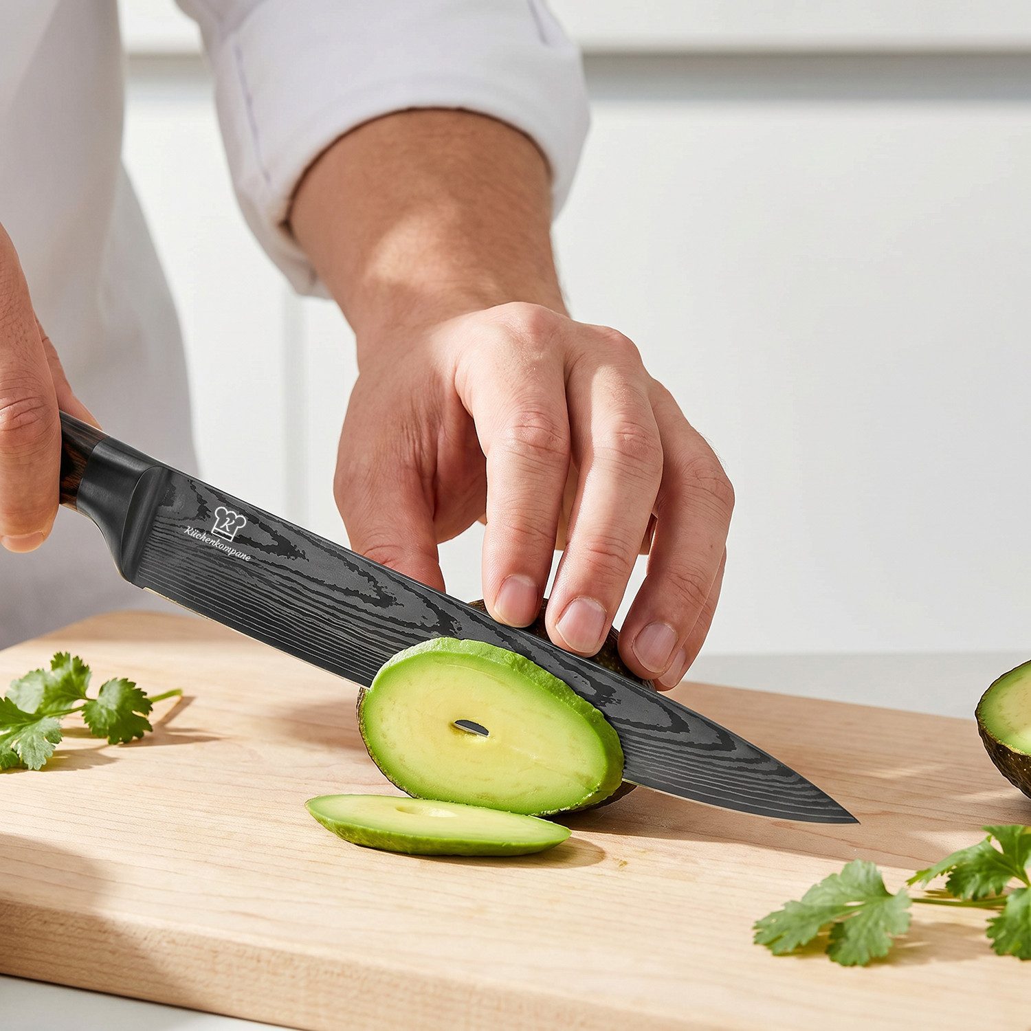 Küchenkompane Fischfiliermesser Yanagiba Fisch- & Filetiermesser – Edelstahl & Pakkaholz