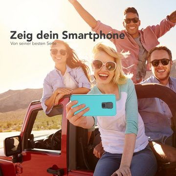 EAZY CASE Handyhülle Slimcover Clear für Redmi Note 9 / Redmi 10X 4G 6,53 Zoll, durchsichtige Hülle Ultra Dünn Silikon Backcover TPU Telefonhülle Klar