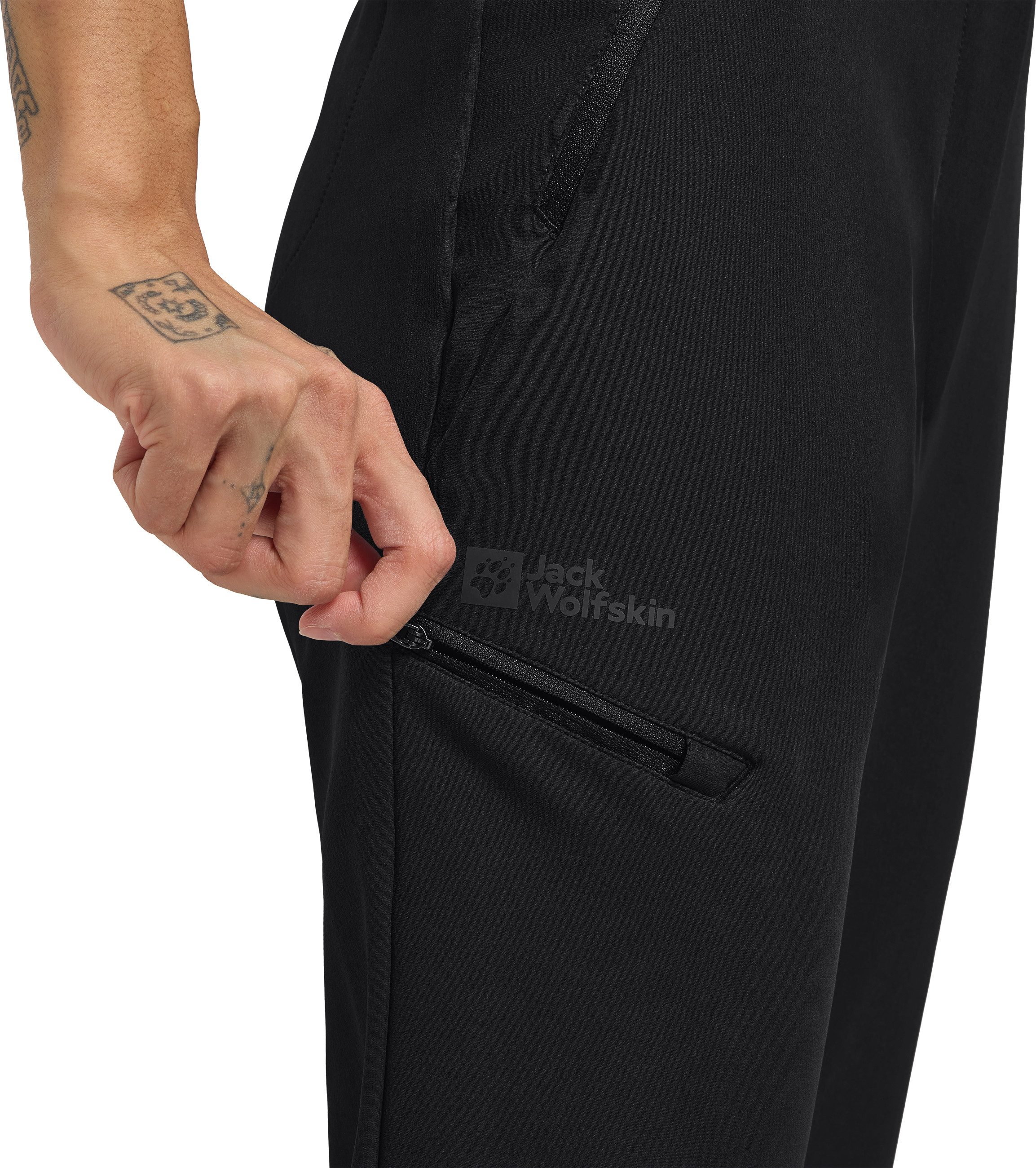 Jack Wolfskin Outdoorhose GEIGELSTEIN PANTS W sehr atmungsaktiv