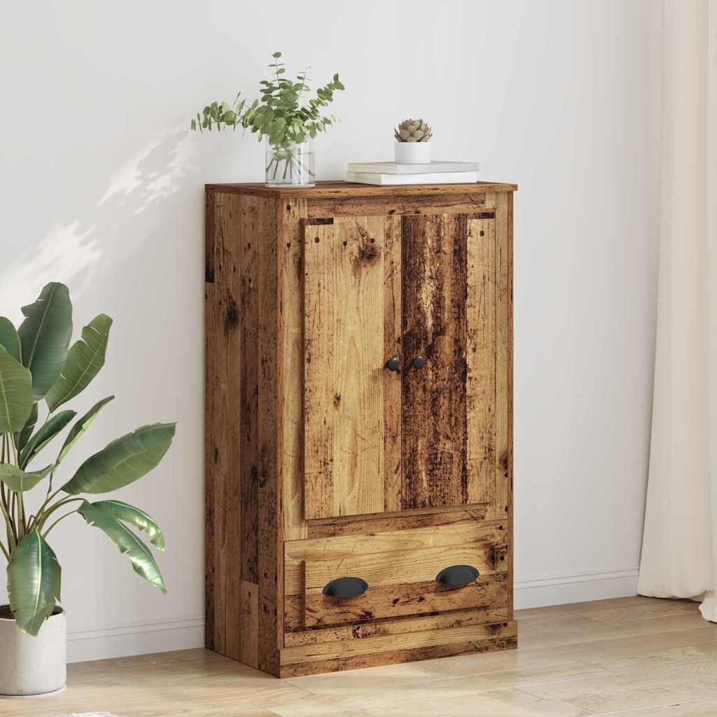 vidaXL Highboard Highboard Altholz 60 x 35,5 x 103,5 cm Holzwerkstoff (1 St)
