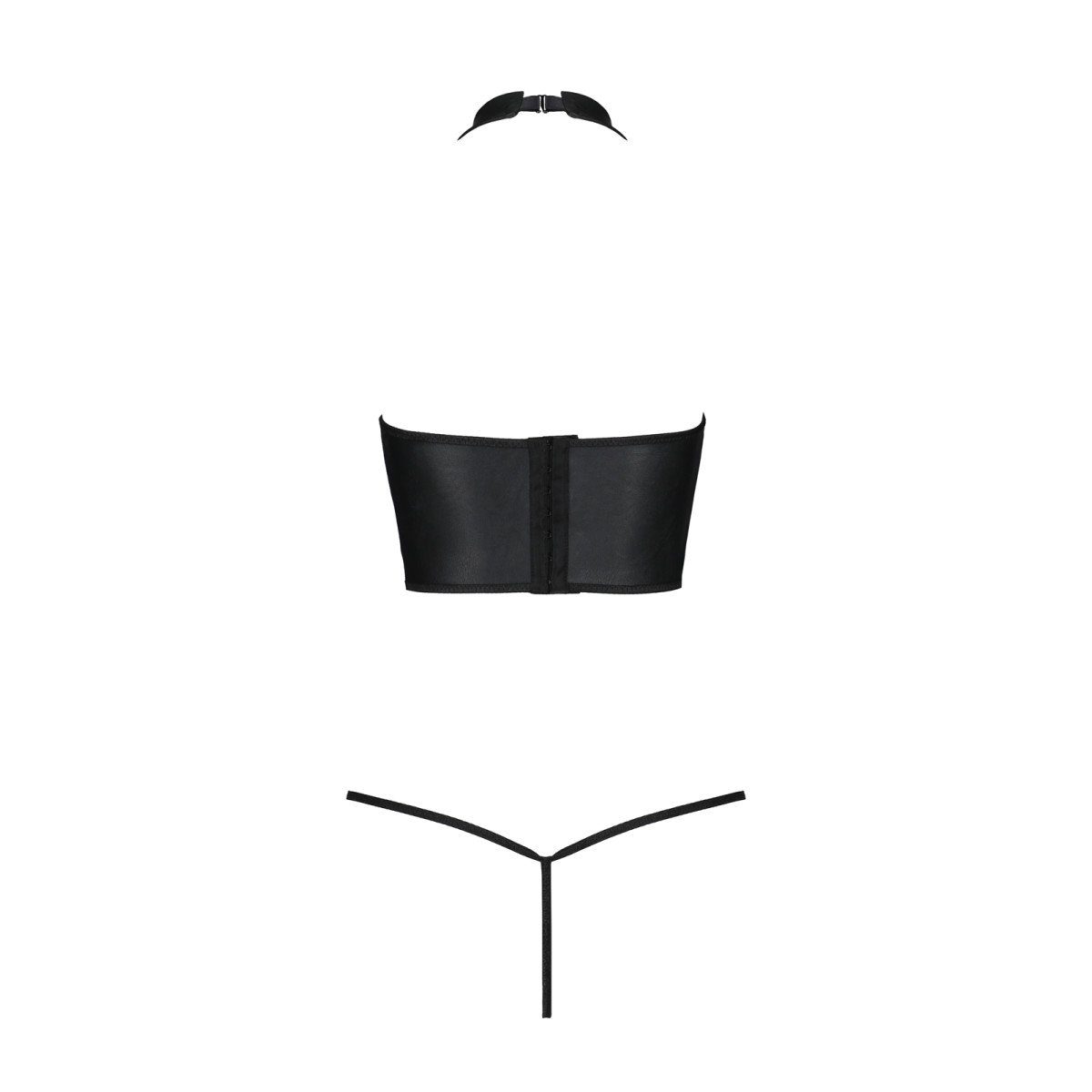 Schalen-BH (L/XL,S/M,XXL) 2pcs with - open Passion-Exklusiv set PE Set: Genevia black bra