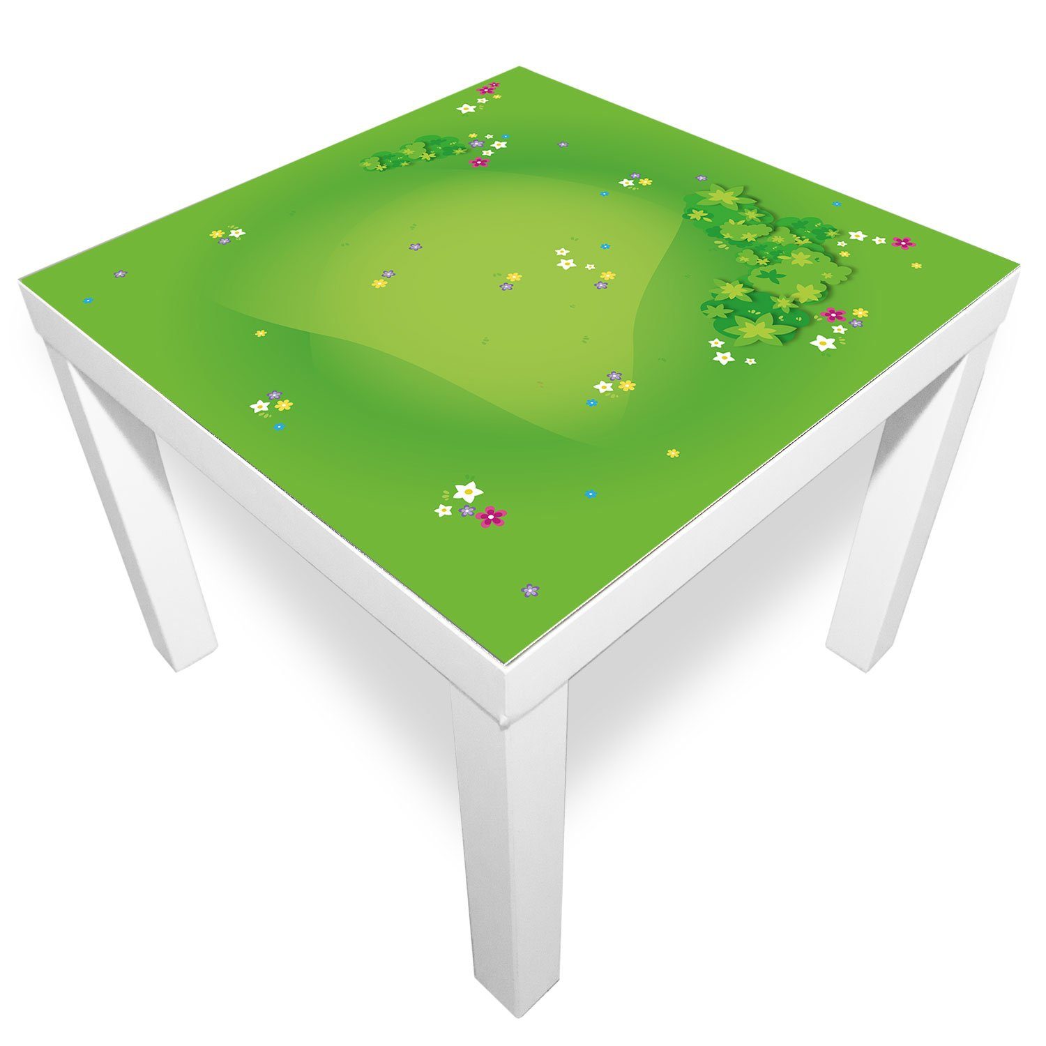 playmatt - Quadratische Spielwelten Spielmatte Graslandschaft mit Blumen