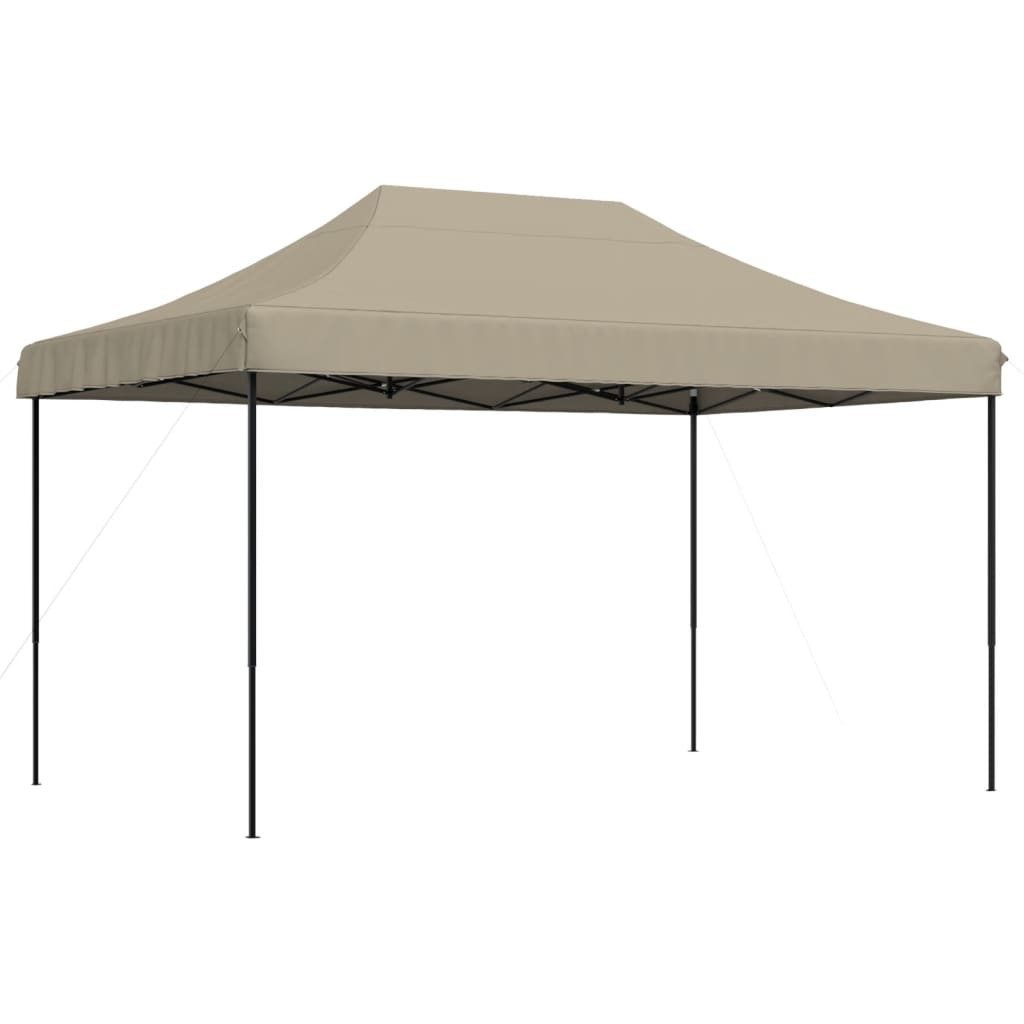 vidaXL Partyzelt Partyzelt Faltbar Pop-Up Taupe günstig online kaufen