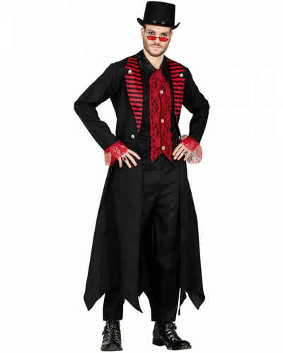 Horror-Shop Vampir-Kostüm Edles Gothic Vampir Halloween Kostüm für Herren