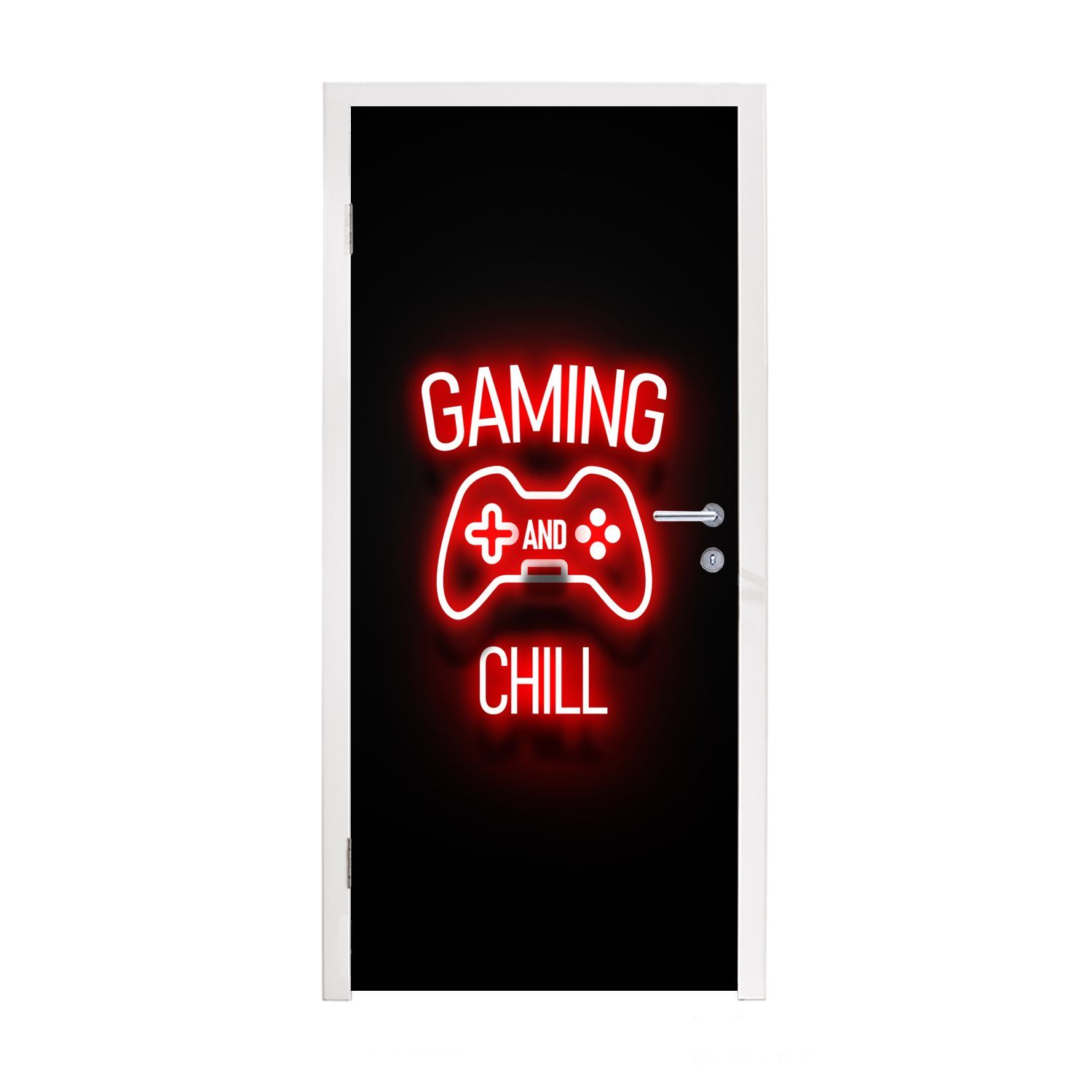 MuchoWow Türtapete Gaming - Zitate - günstig online kaufen