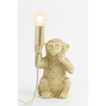 Light & Living Tischleuchte Tischleuchte Monkey - Gold - 13x12,5x23,5cm - Wohnzimmer, Schlafzimmer