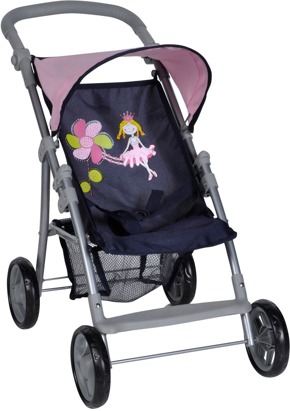 Knorrtoys® Puppenbuggy Liba - Princess Blue günstig online kaufen