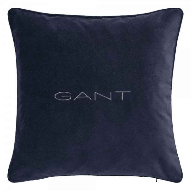 Kissenhülle Gant Home Подушкиhülle Velvet Cushion Samt Marine (50x50cm), Gant
