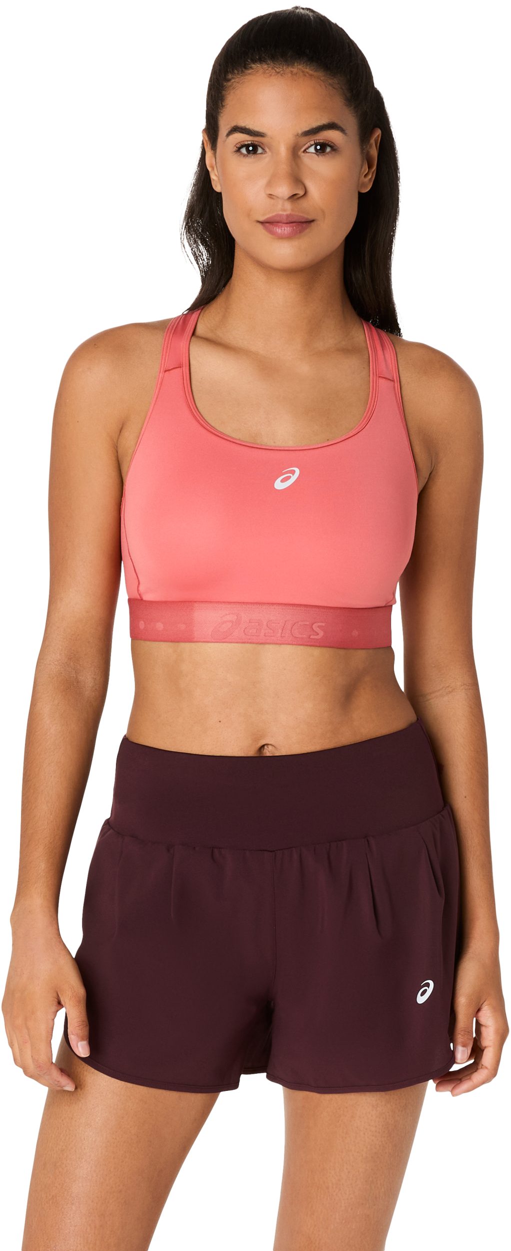 Asics Sport-BH ROAD COMPRESSION BRA DARK PINK CLAY