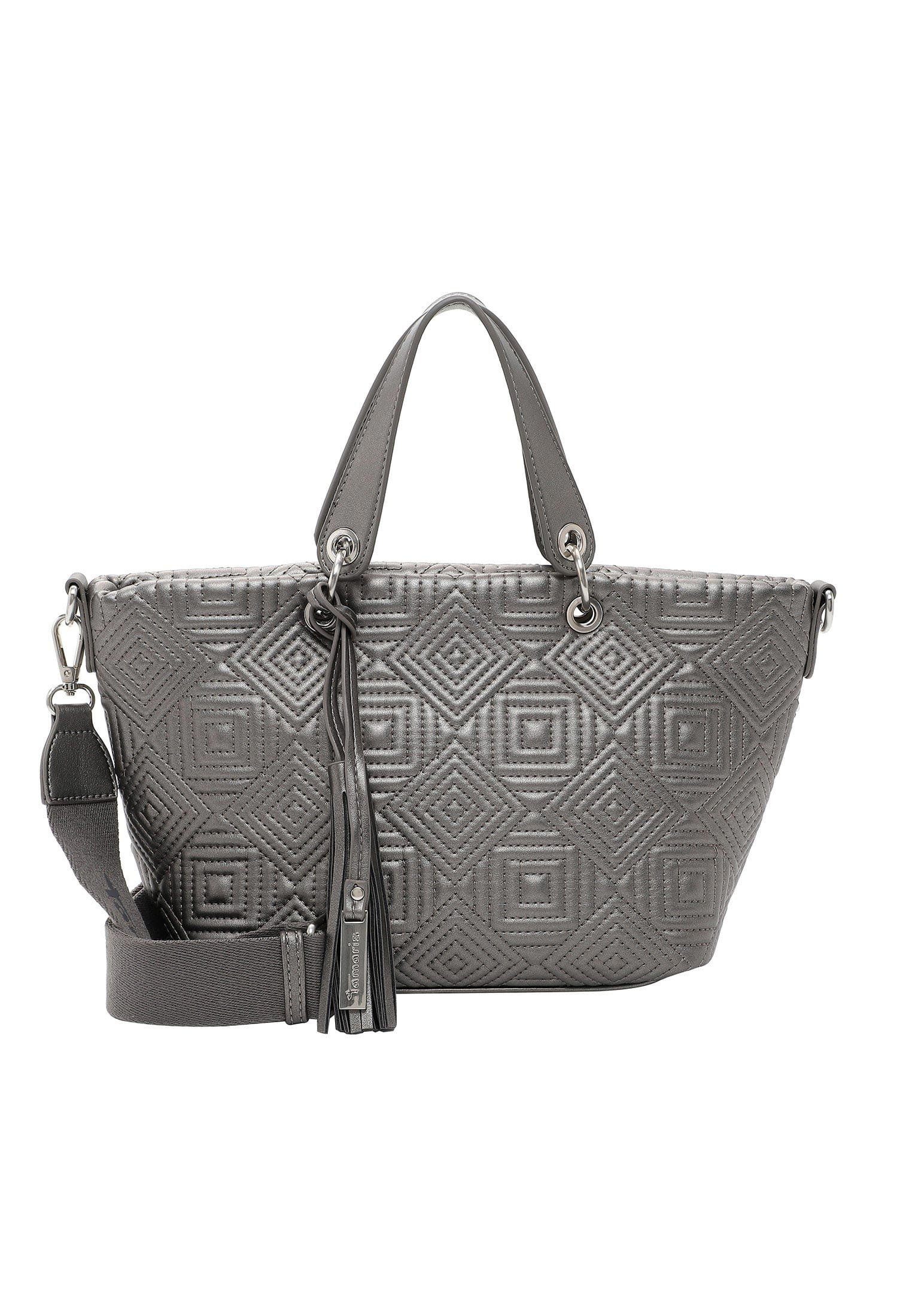 833 darksilver für Tamaris Damen Merle, Shopper