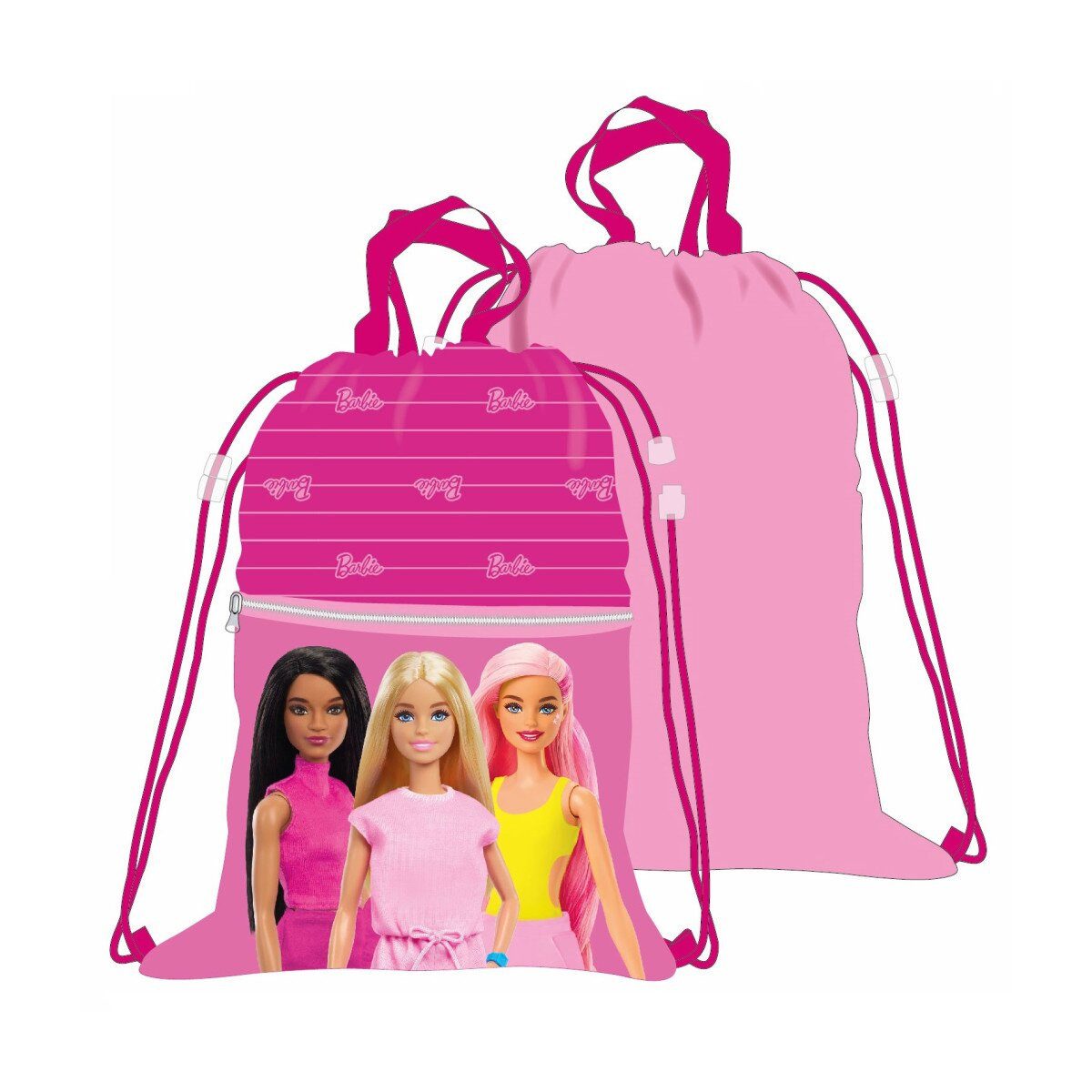 Barbie Turnbeutel Barbie Sporttasche 45cm Kinder Tasche Pink Turnbeutel (1-tlg)