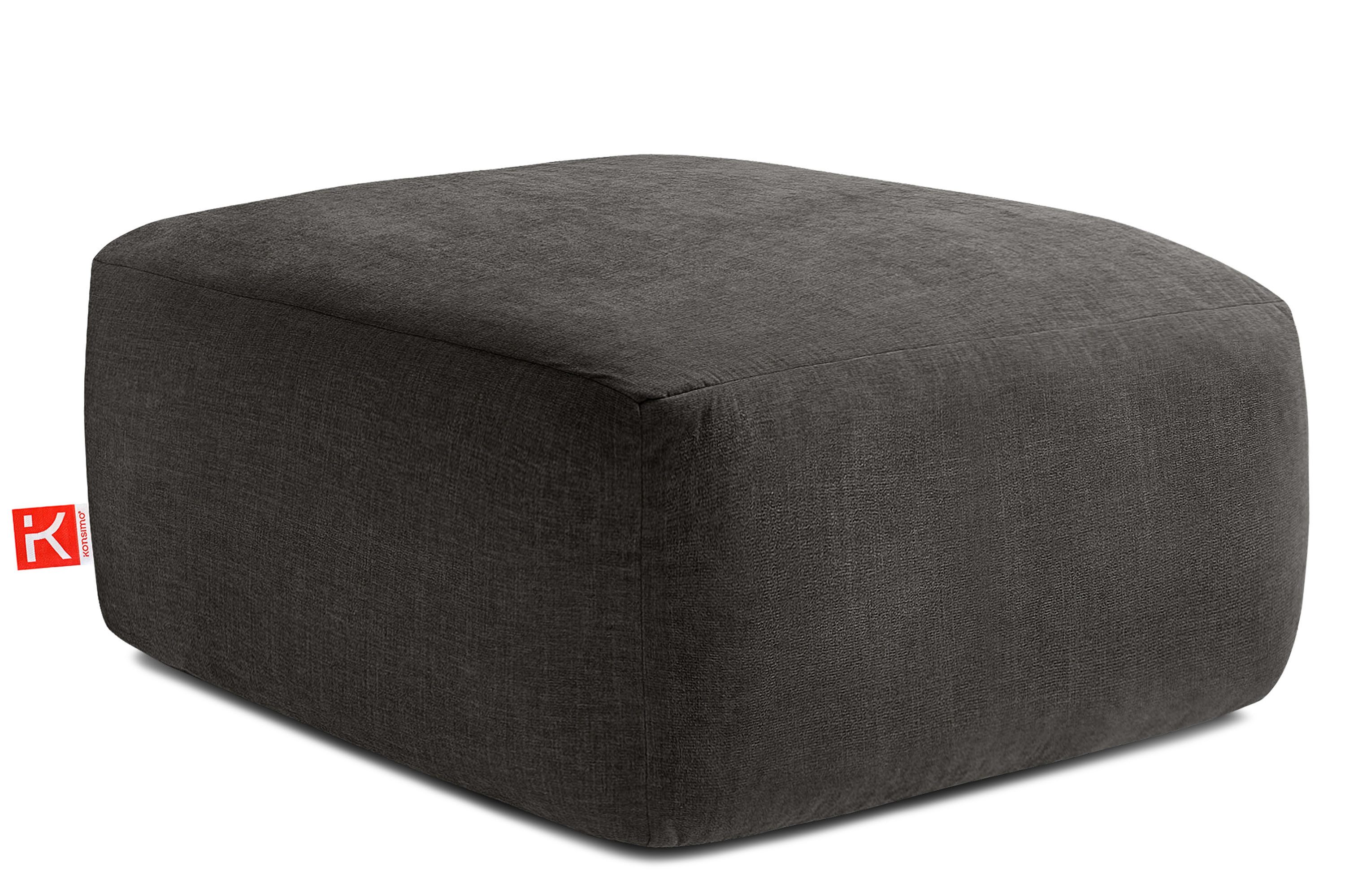 KONSIMO® Sitzhocker BUFFO Pouf, Polsterhocker, hergestellt günstig online kaufen