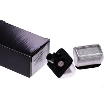 Vinstar KFZ-Ersatzleuchte LED Kennzeichenbeleuchtung E-geprüft für MAZDA, kompatibel mit: MAZDA 6 GG GY GH GJ 02-15 CX-5 CX-7