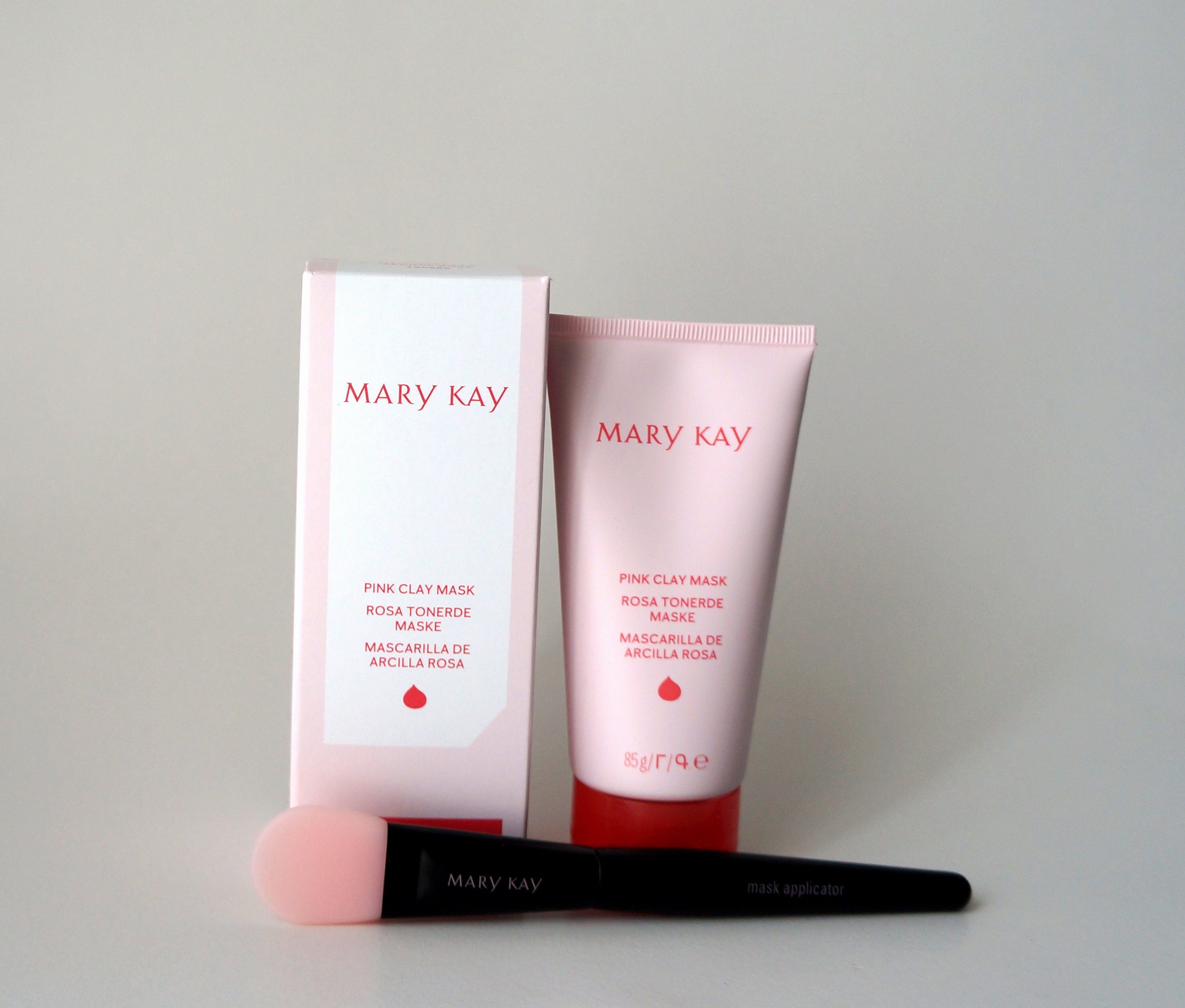 Mary Kay Gesichtsmaske Mary Maske 85g Pink Kay Mask Clay incl.Spachtel Rosa Tonerde