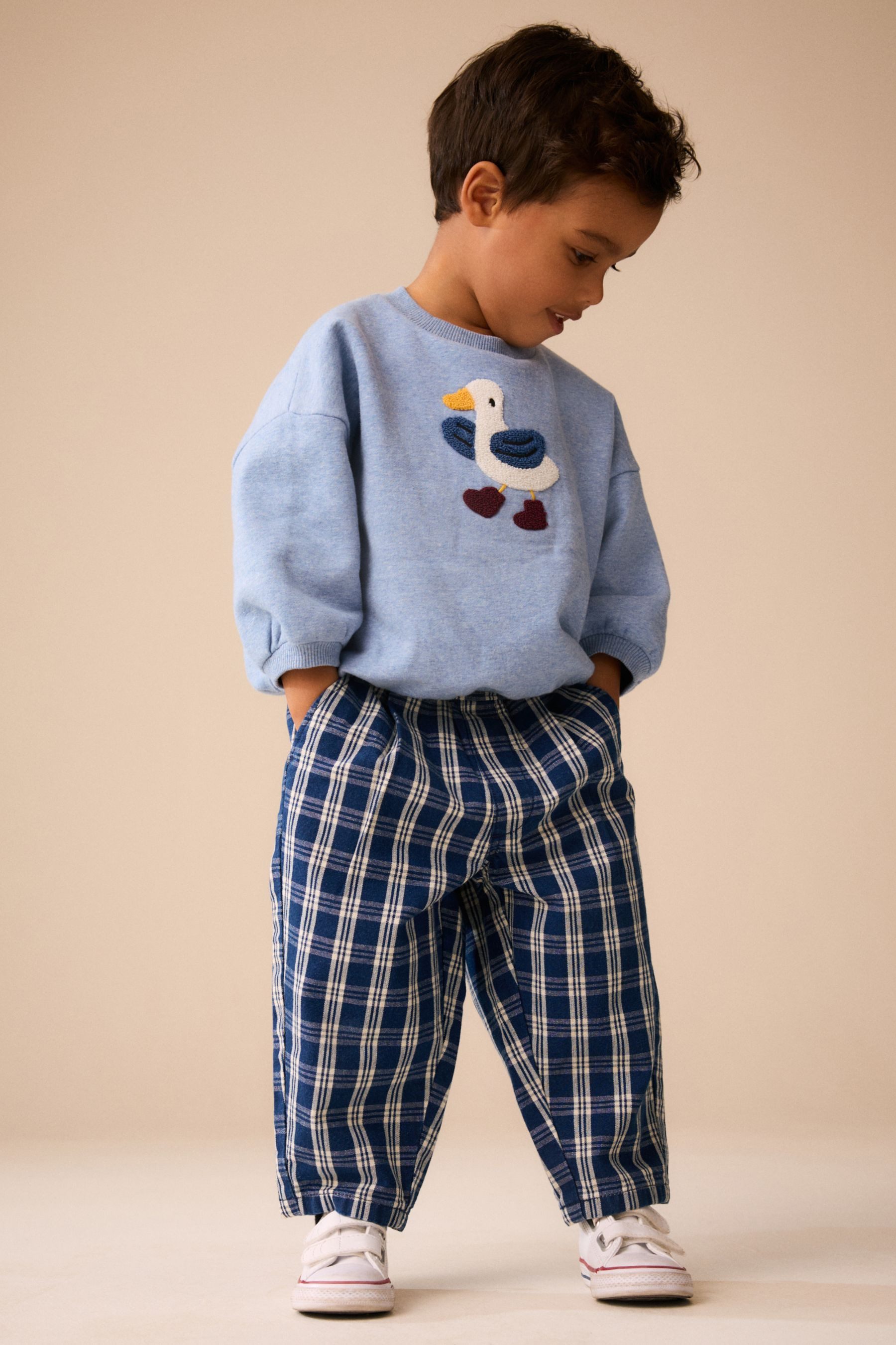 Next Sweater Rundhals-Sweatshirt mit Print (1-tlg) – Bild 5 von 5
