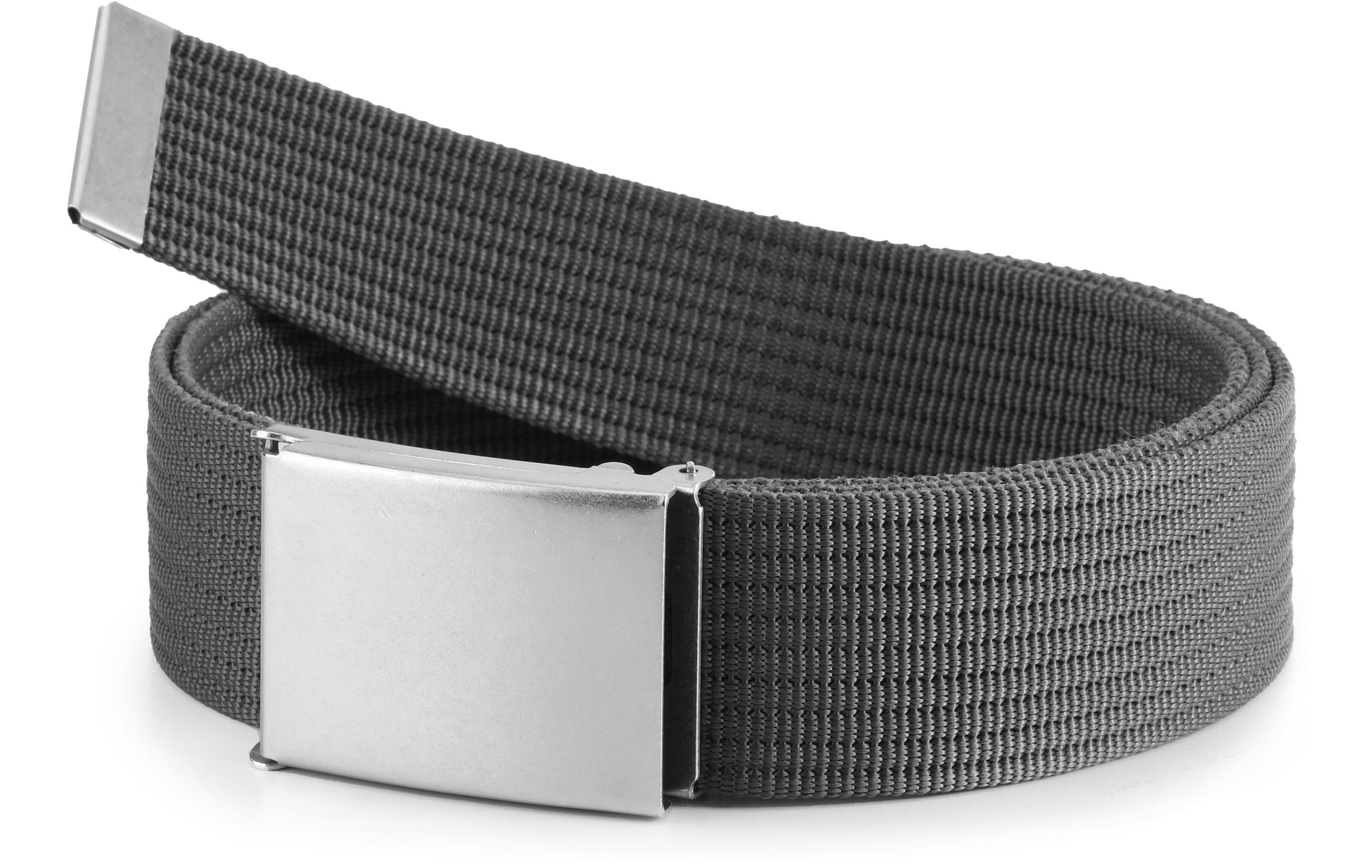 Ladeheid Stoffgürtel Herren Gürtel männlich Stoffgürtel Sackleinen P90 (1-St)