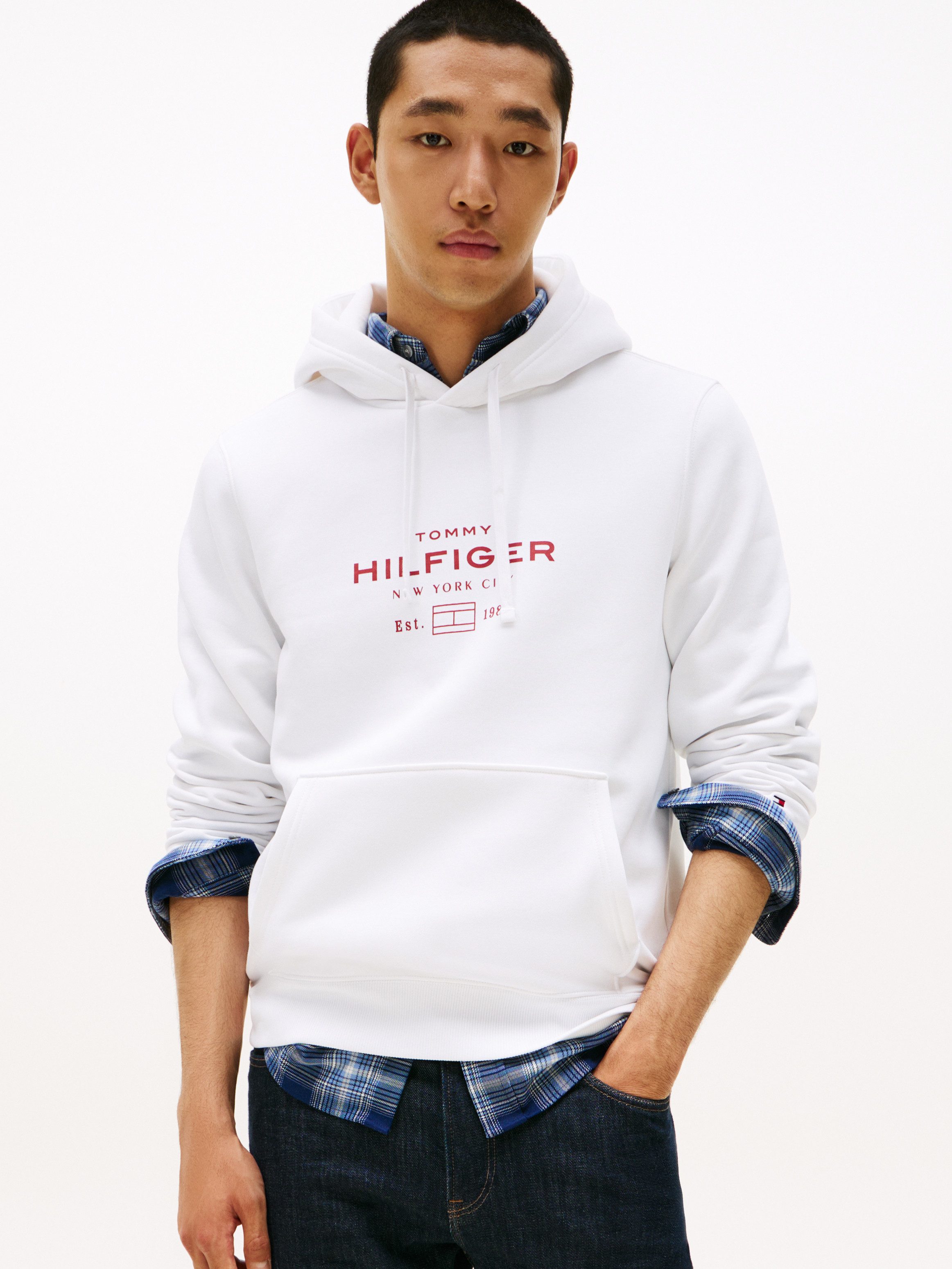 Tommy Hilfiger Kapuzensweatshirt OVAL GRAPHIC HOODIE Regular fit günstig online kaufen