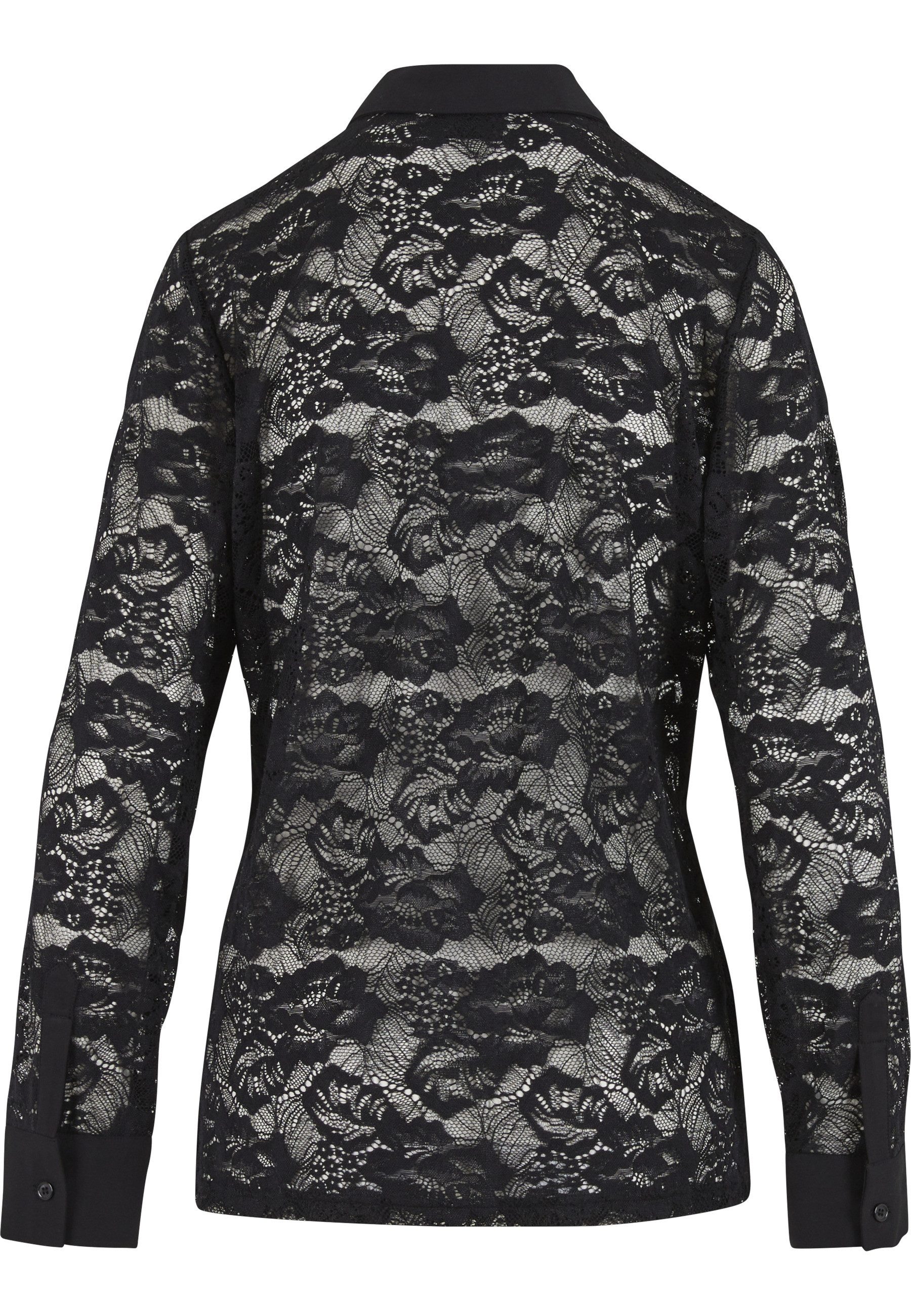 URBAN CLASSICS Klassische Bluse Urban Classics Ladies Lace Blouse