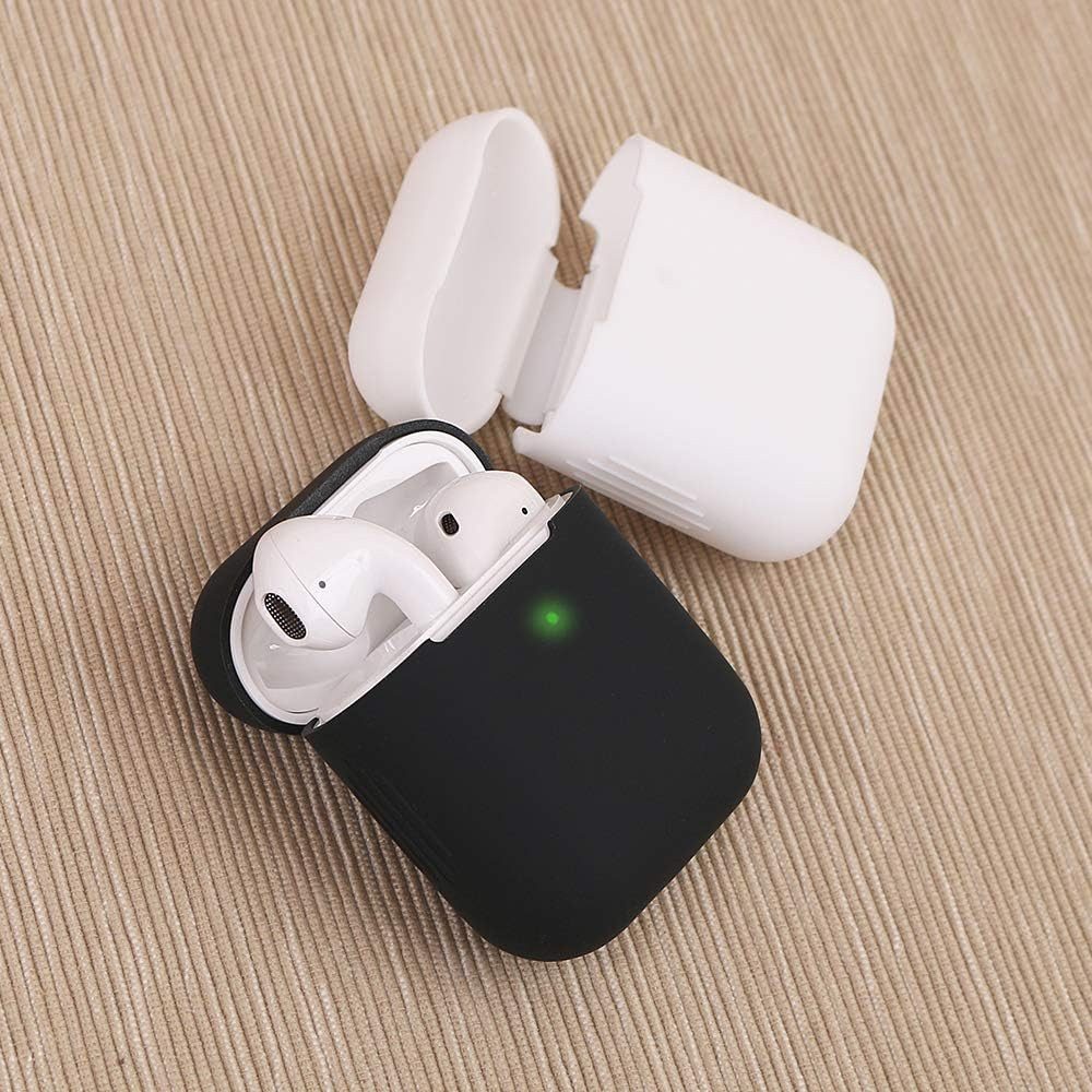 GD IMPORT Kopfhörer-Schutzhülle HomEdge AirPods Hülle, 4 Packungen, Kompatibel mit Apple AirPods 2 & 1
