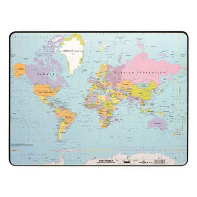 DURABLE Schreibtischunterlage Weltkarte