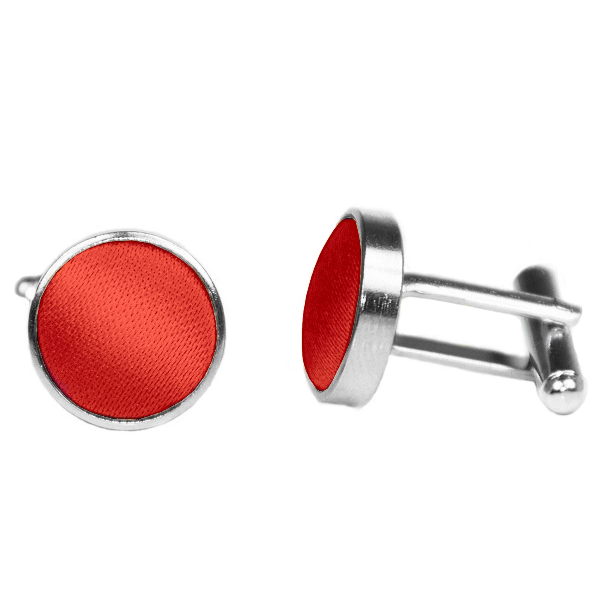 GASSANI Krawatte Satin Hochzeitskrawatte, Herren-Krawatte Hochzeit Schlips z Anzug (Set, 3-St., Krawattenset, Manschettenknöpfe, mit Einstecktuch) 6cm Schmal Dü – Bild 4 von 5