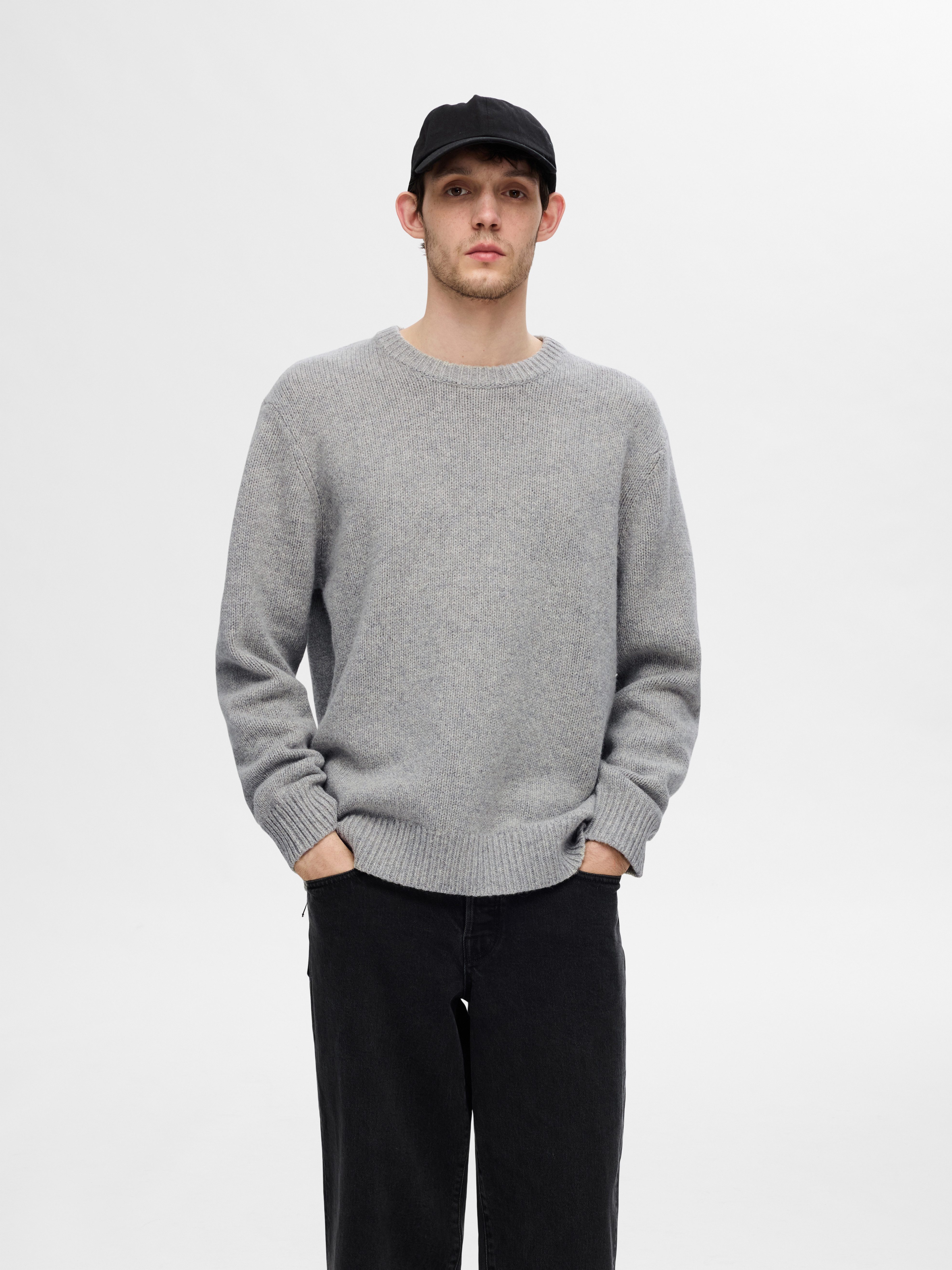 Strickpullover SLHCODY LS KNIT RELAXED CREW NECK NOOS