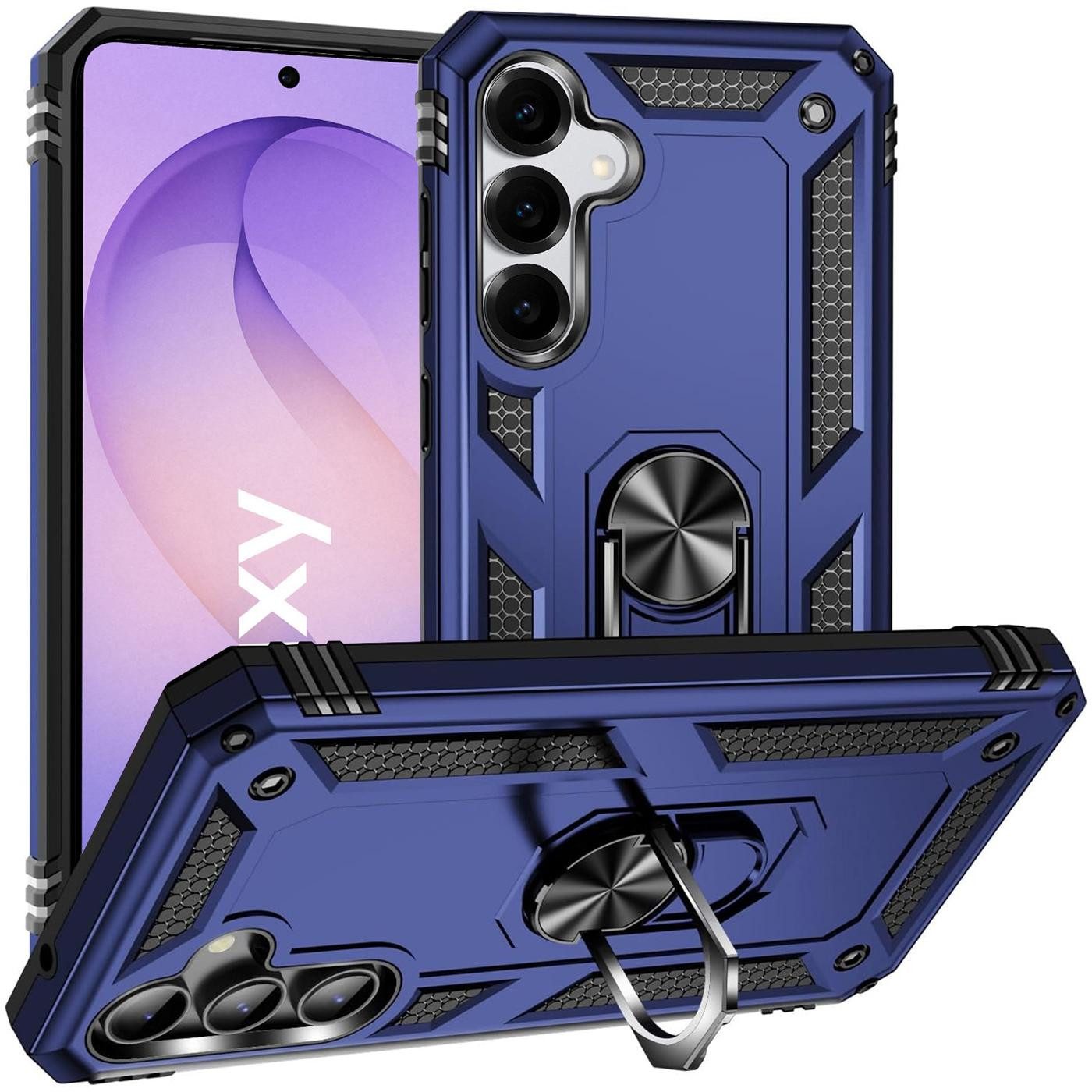 CoolGadget Handyhülle Armor Shield Case für Samsung Galaxy S26+ 6,7 Zoll, Outdoor Cover mit Magnet Ringhalterung Hülle für Samsung S26 Plus