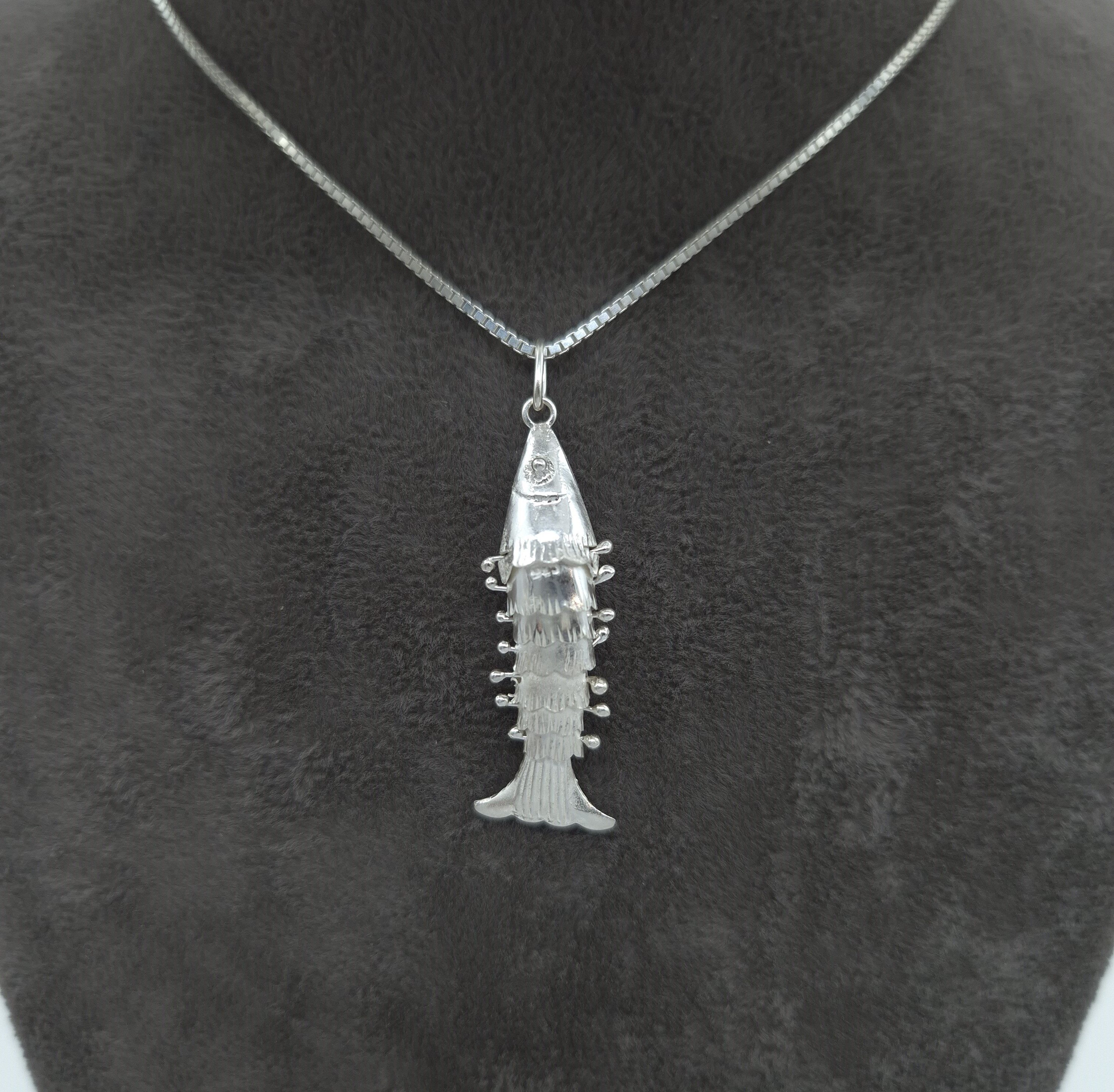 NAHLE Kette mit Anhänger Silber Fisch günstig online kaufen