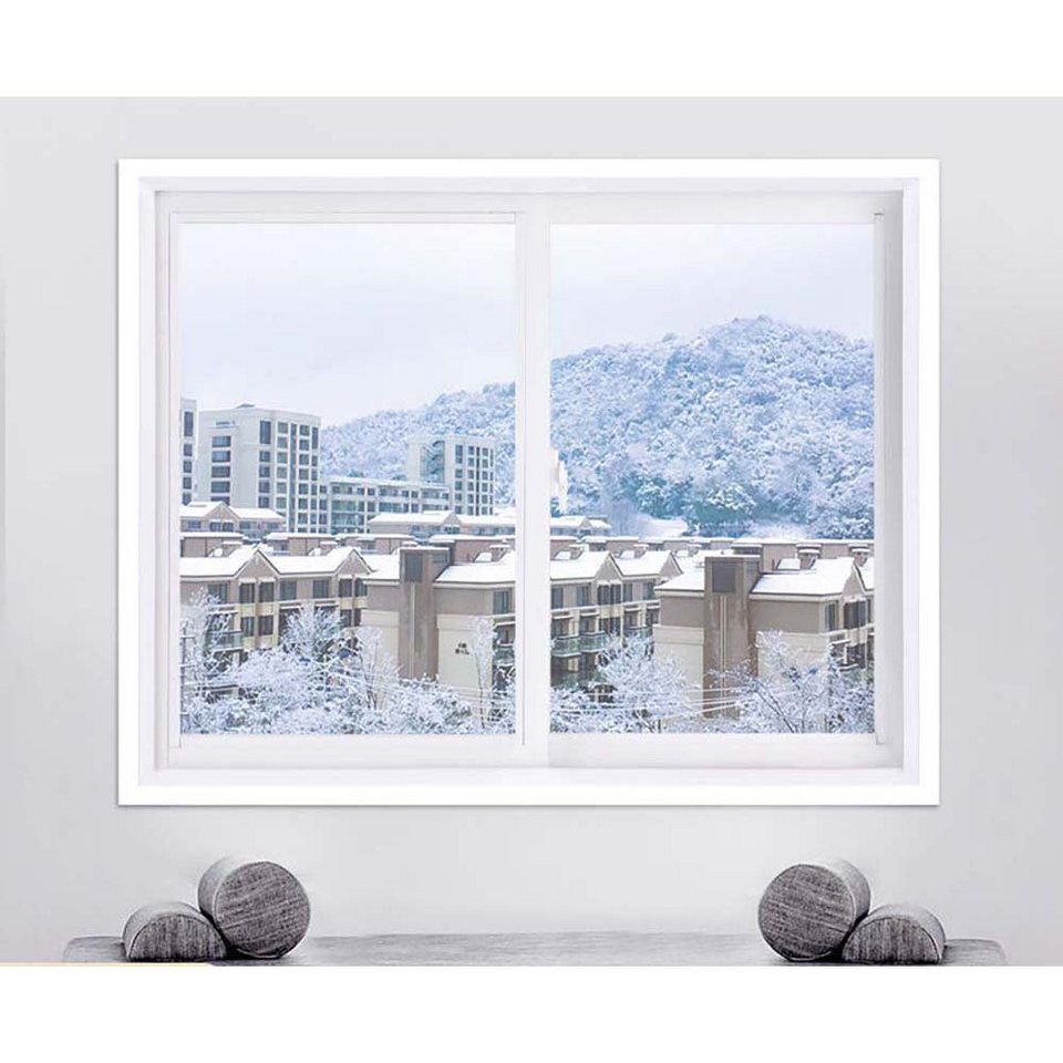 CTGtree Insektenschutz-Vorhang Fenster Isolierfolie Zuschneidbar  Transparente Thermofolie, (1-St)